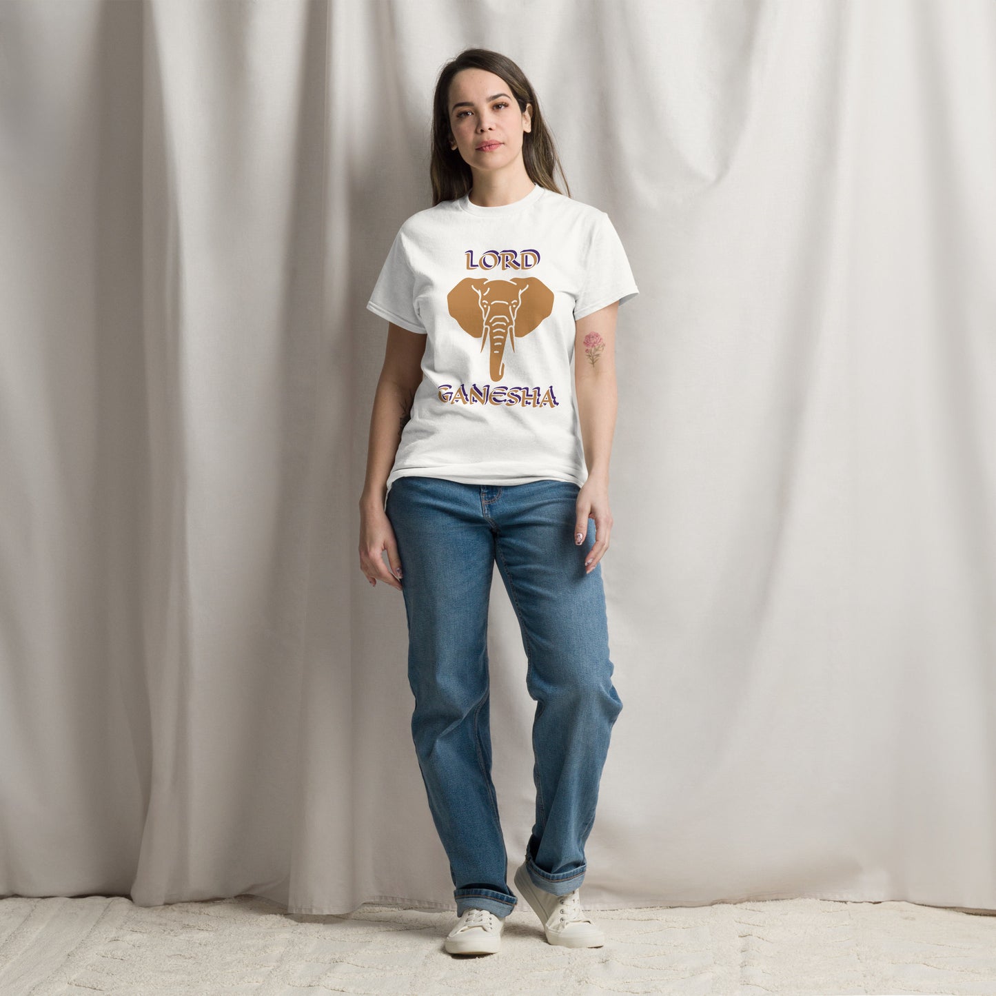 Lord Ganesha Gold Unisex classic tee