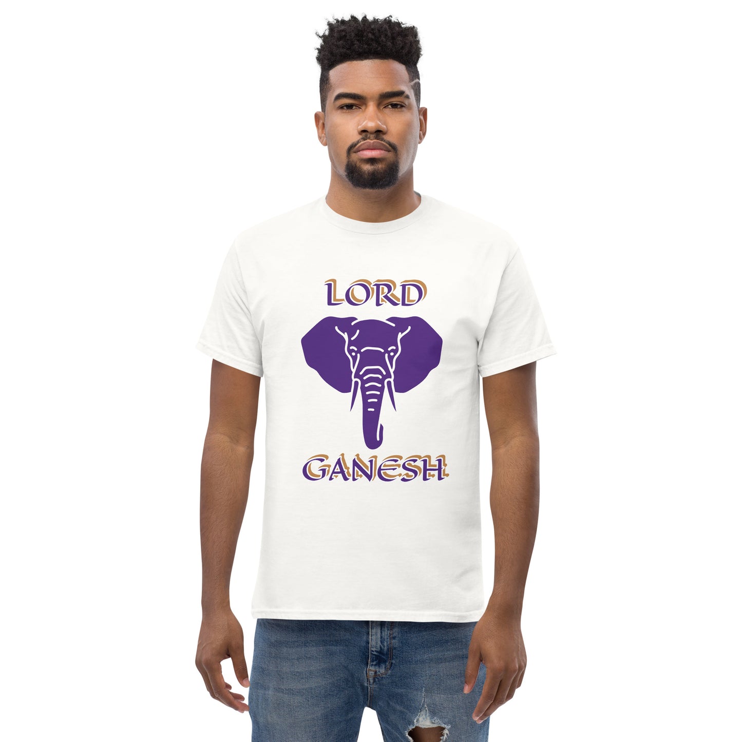 Lord Ganesh Purple Unisex classic tee