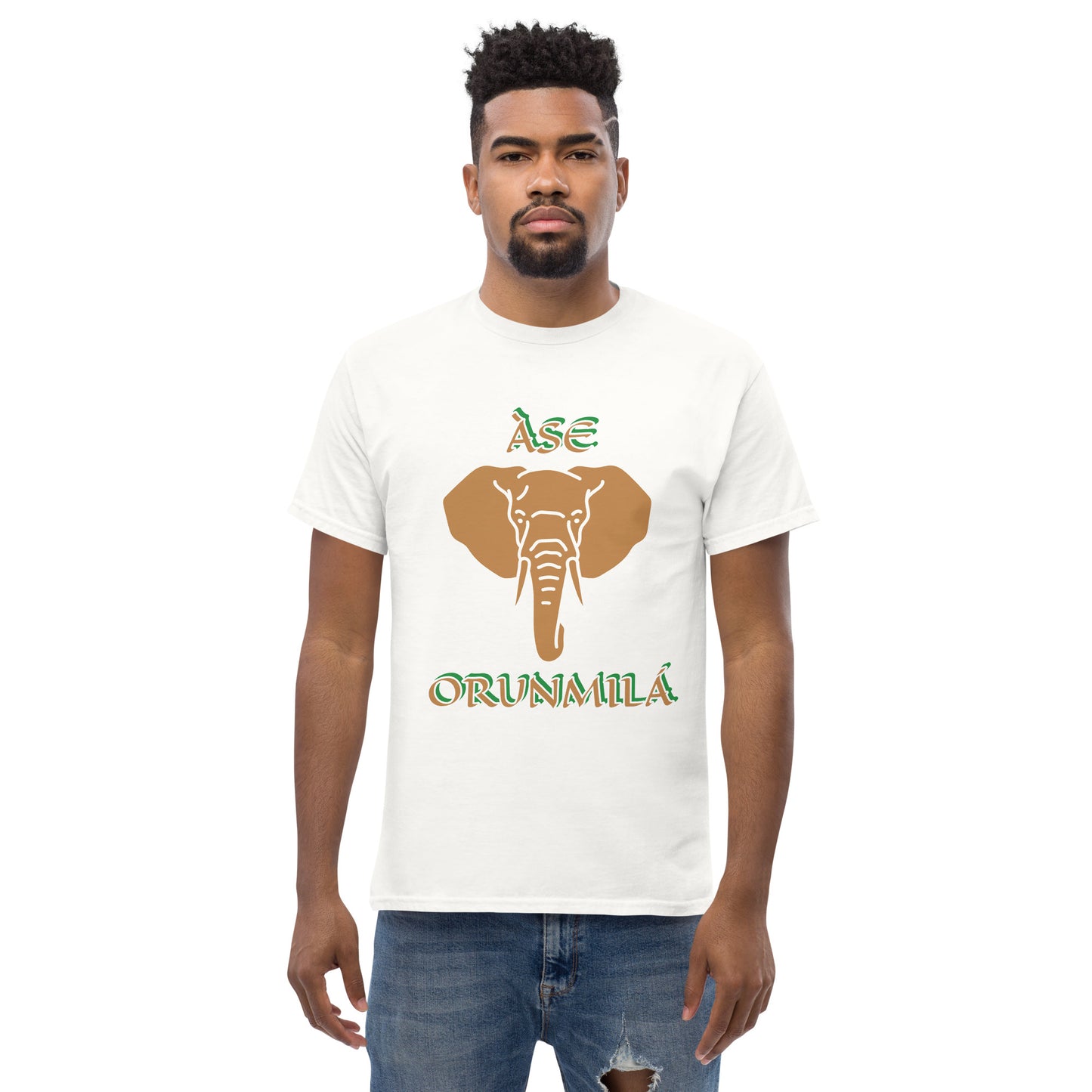 Ase Orunmila Isese reverse Unisex classic tee