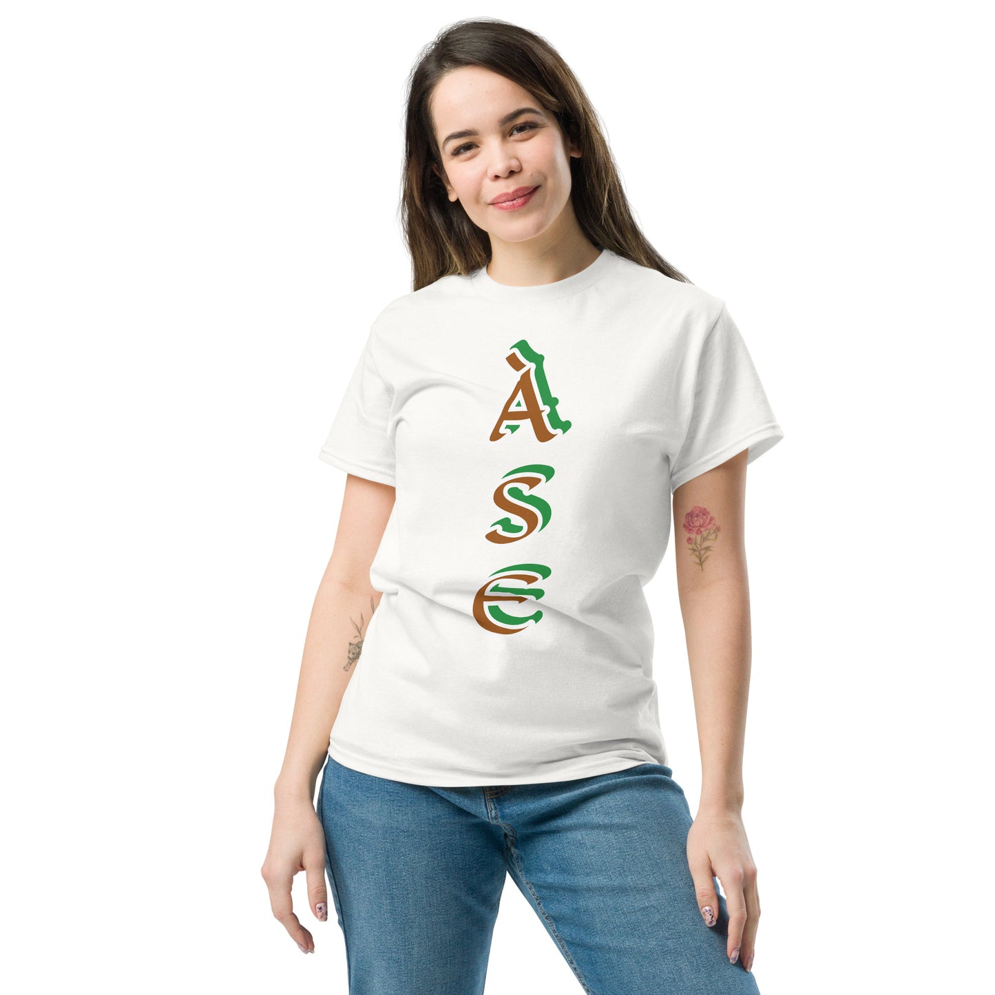 Ase isese  reverse vertical Unisex classic tee