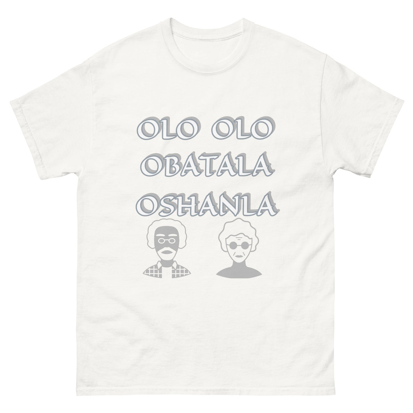 Olo Olo Obatala Oshanla Lucumi icon Unisex classic tee