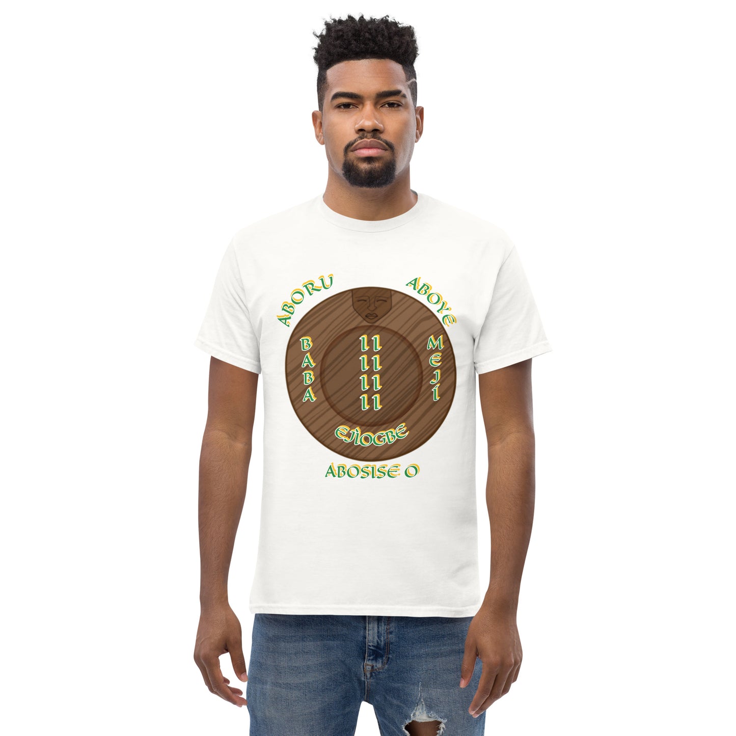 Baba Ejiogbe MEJI 2 Lucumi Unisex classic tee