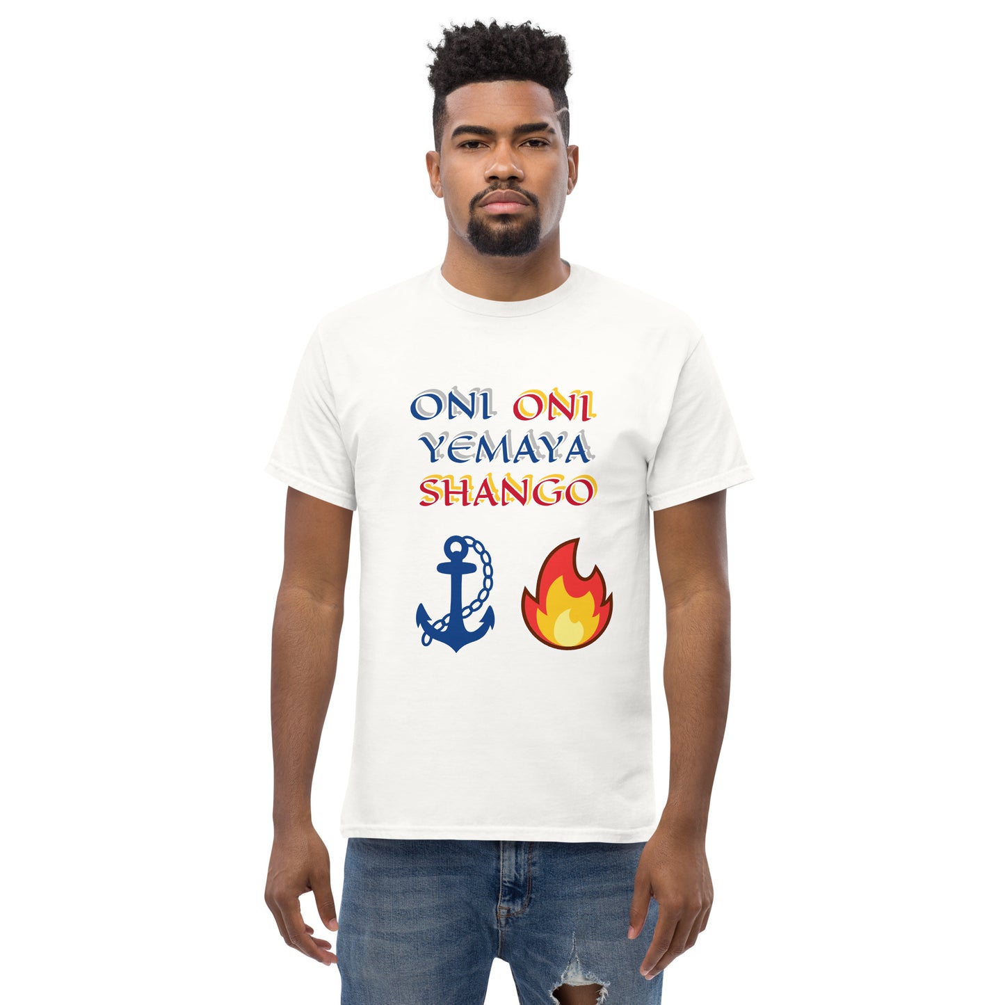 Oni Oni Yemaya/ Shango icon Lucumi Unisex classic tee