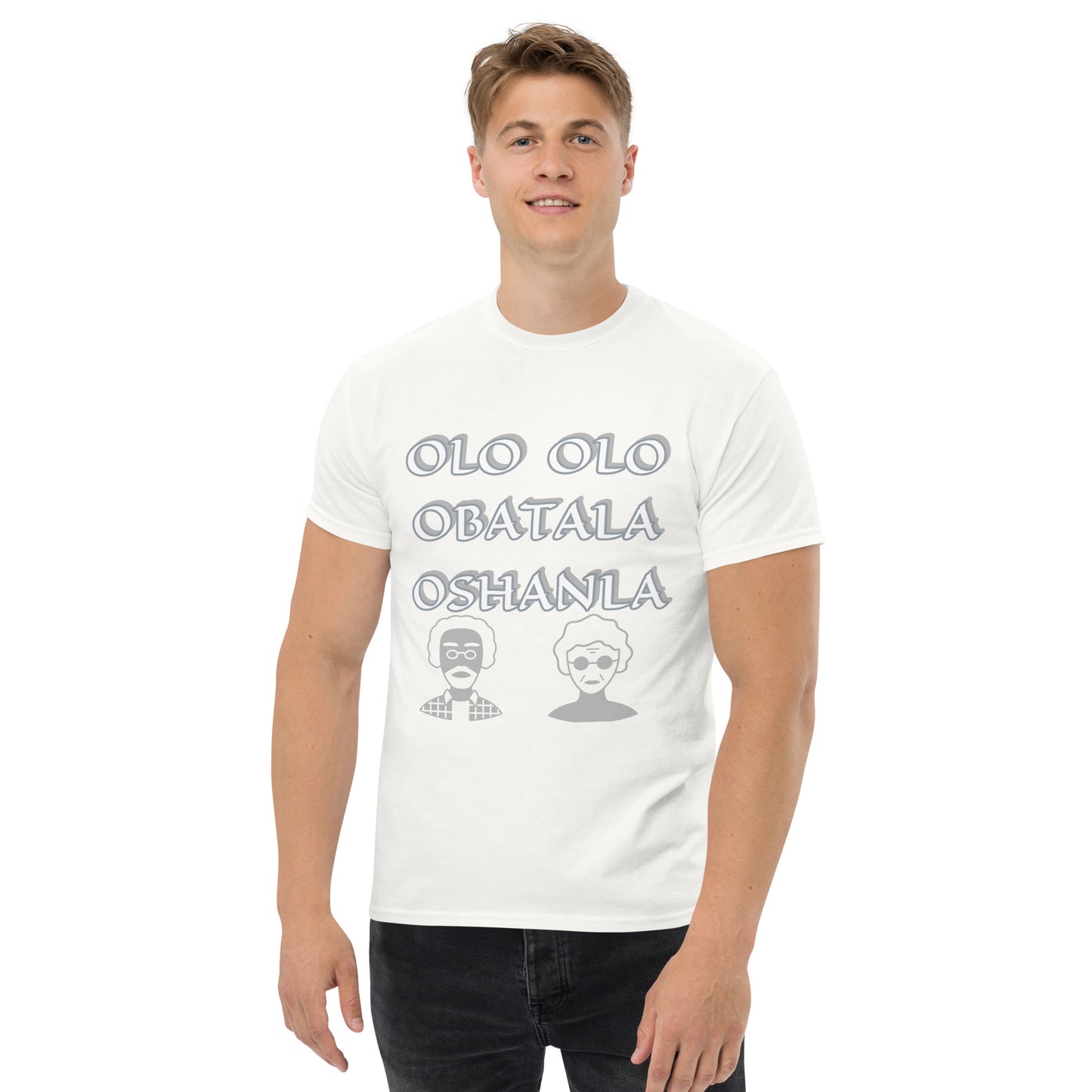 Olo Olo Obatala Oshanla Lucumi icon Unisex classic tee