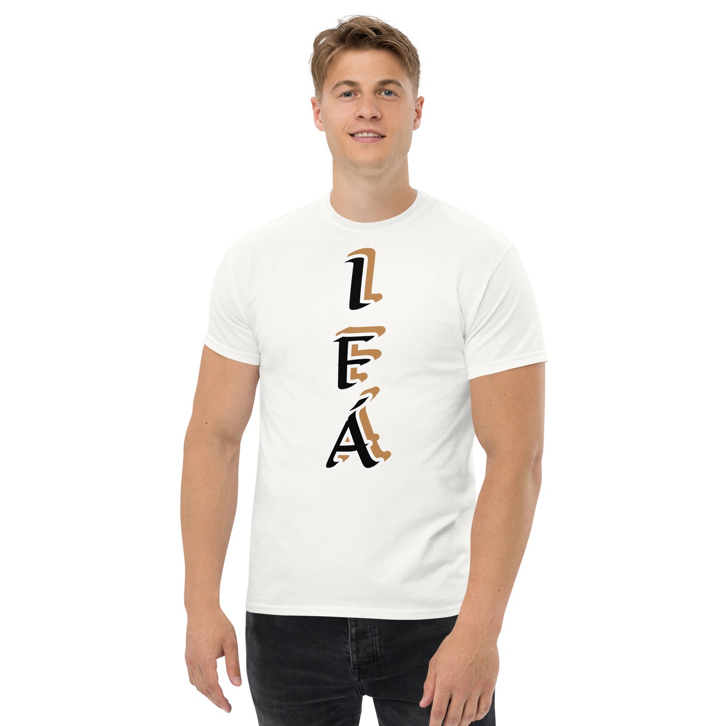 IFÁ Vertical Black/Gold Unisex classic tee