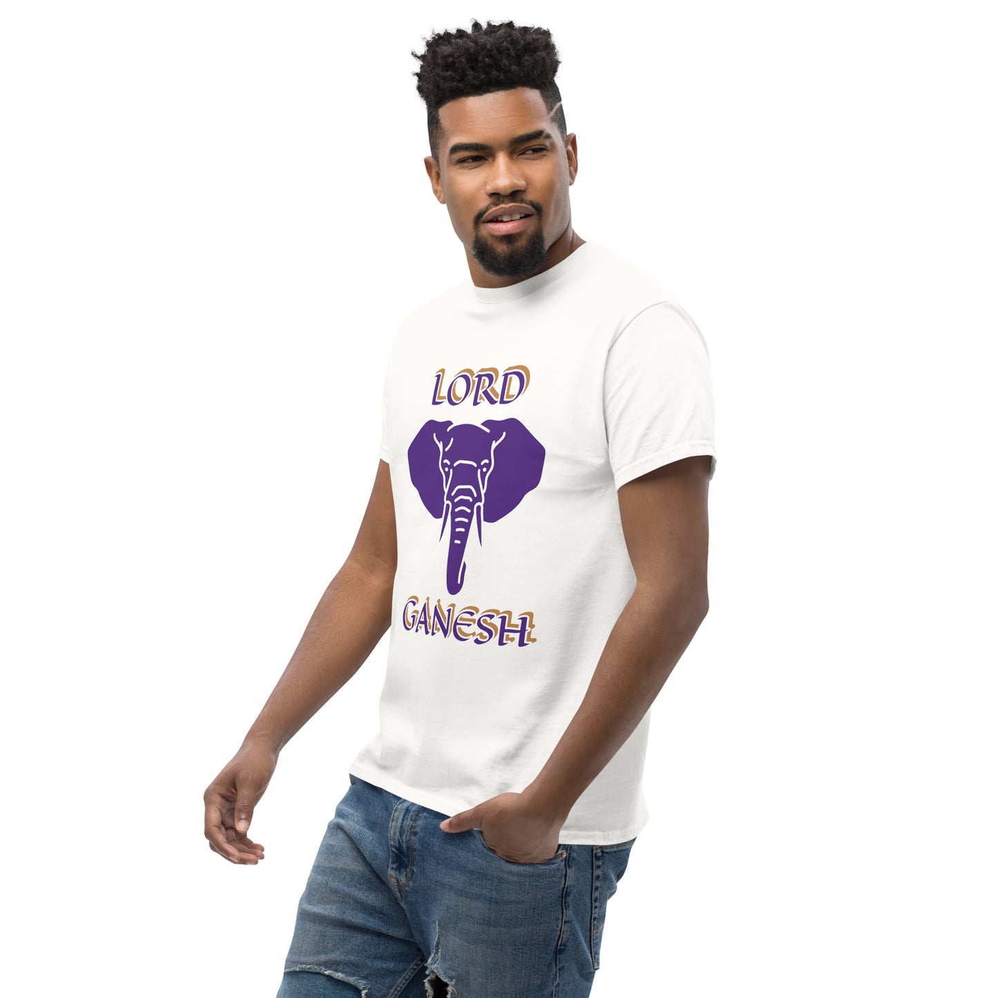 Lord Ganesh Purple Unisex classic tee