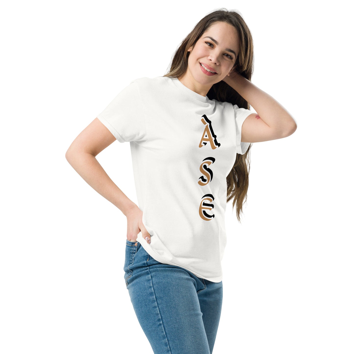 Ase gold/black Unisex classic tee