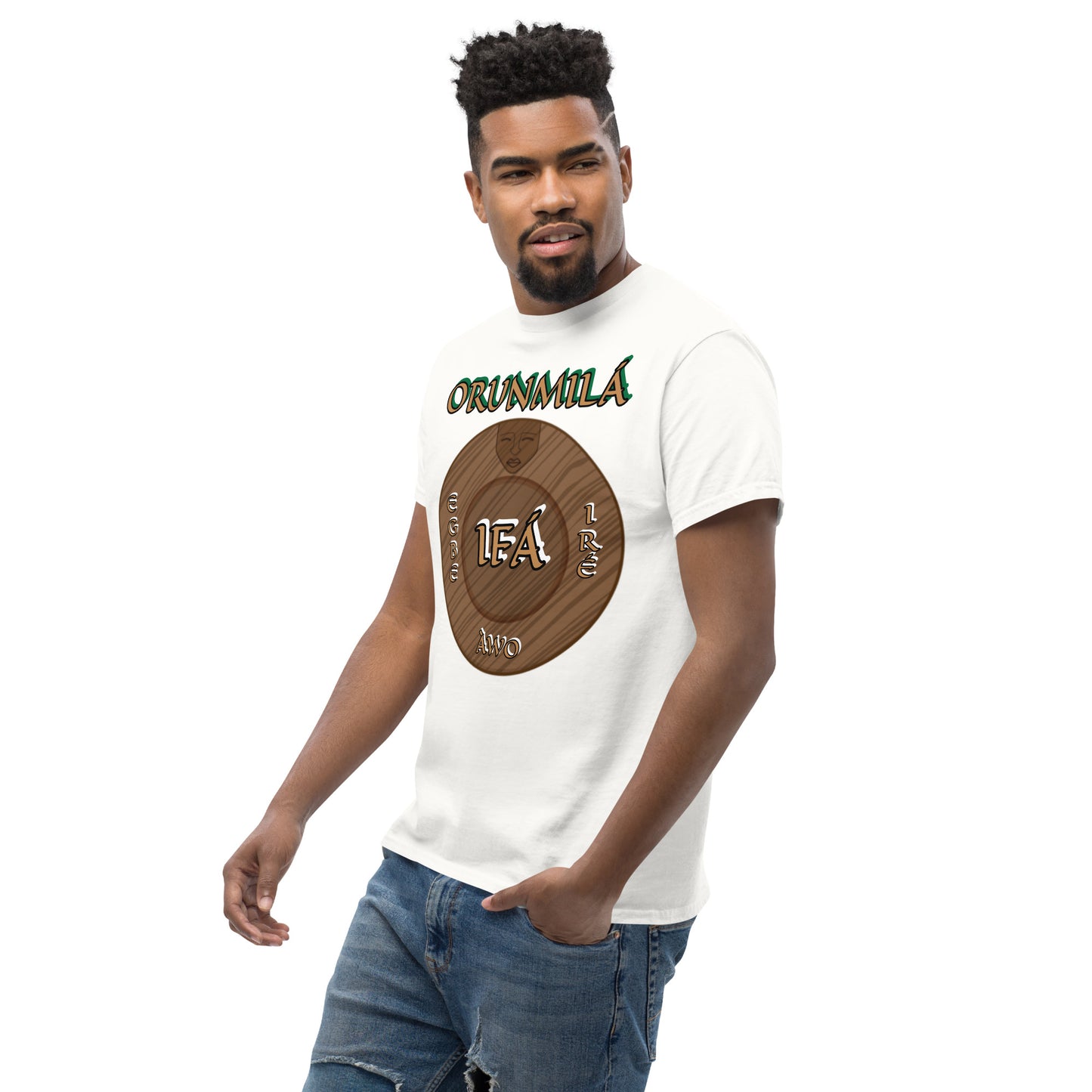 ORUNMILÁ Egbe IRÉ ÀWO Ifa Gold Unisex classic tee