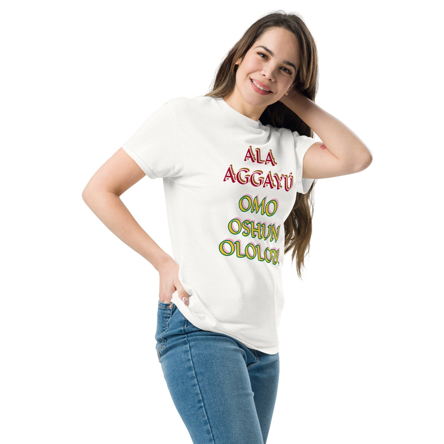 Ala Aggayu Omo Oshun Ololodi Lucumi Unisex classic tee