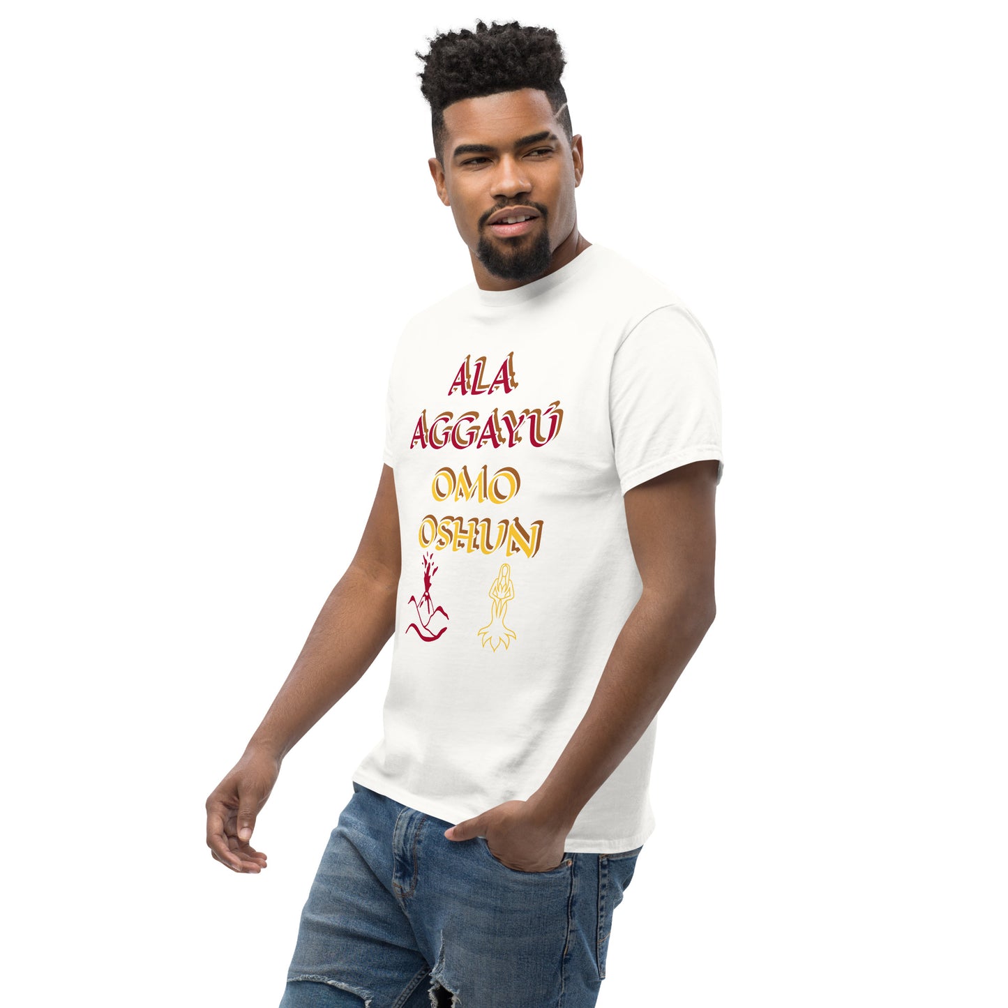 Ala Aggayu Omo Oshun Ololodi Lucumi icon Unisex classic tee