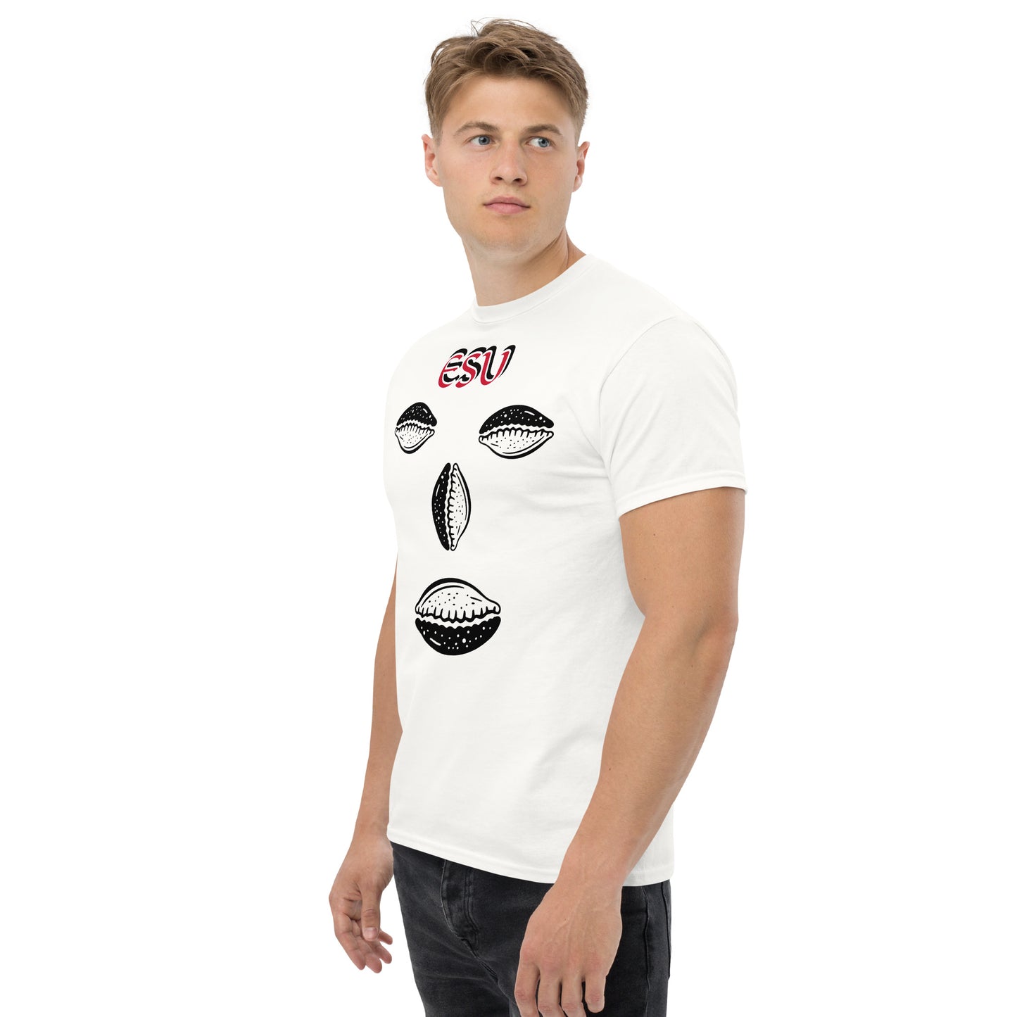 ESU Isese Cowrie Black Unisex classic tee
