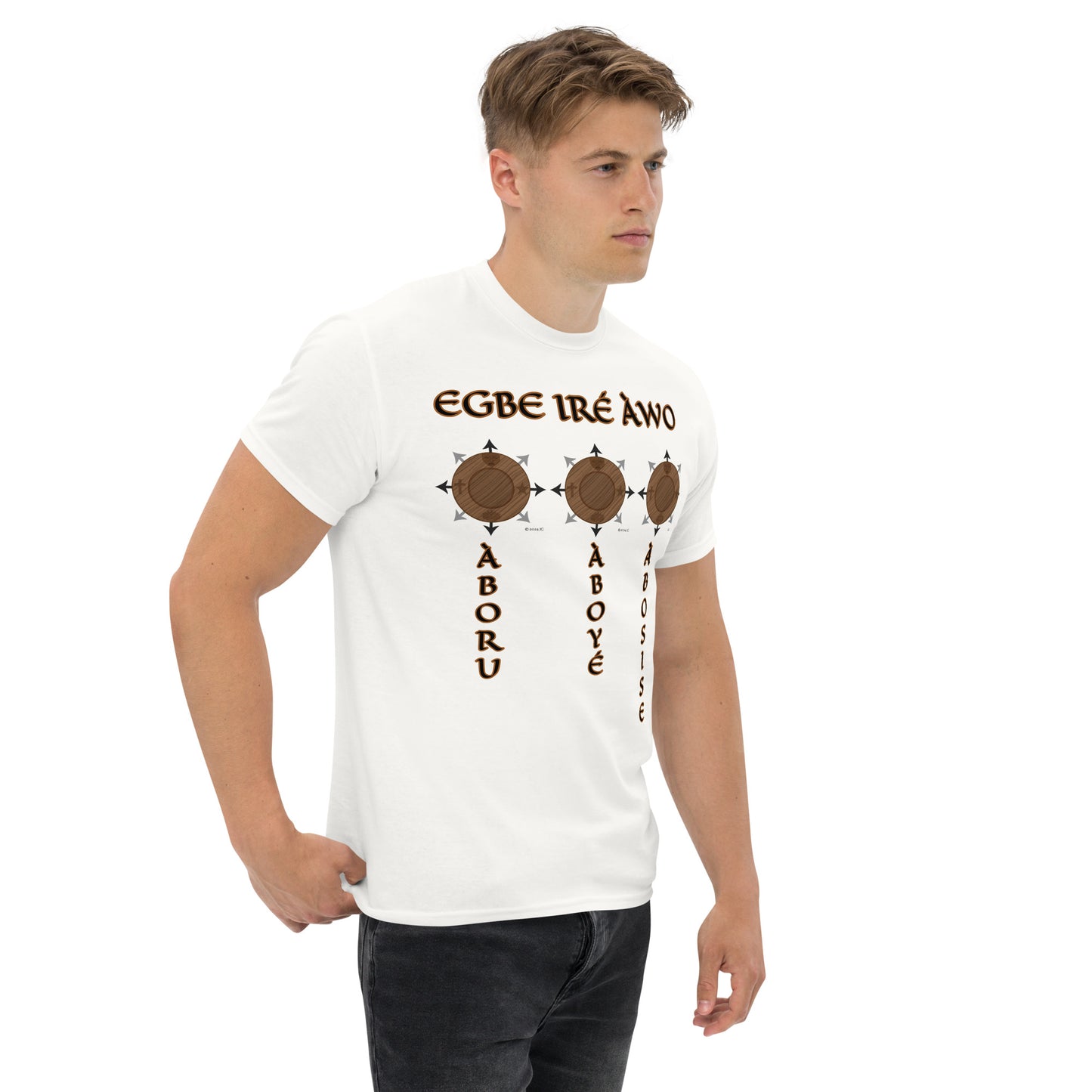 Egbe tri-logo 4 Unisex classic tee