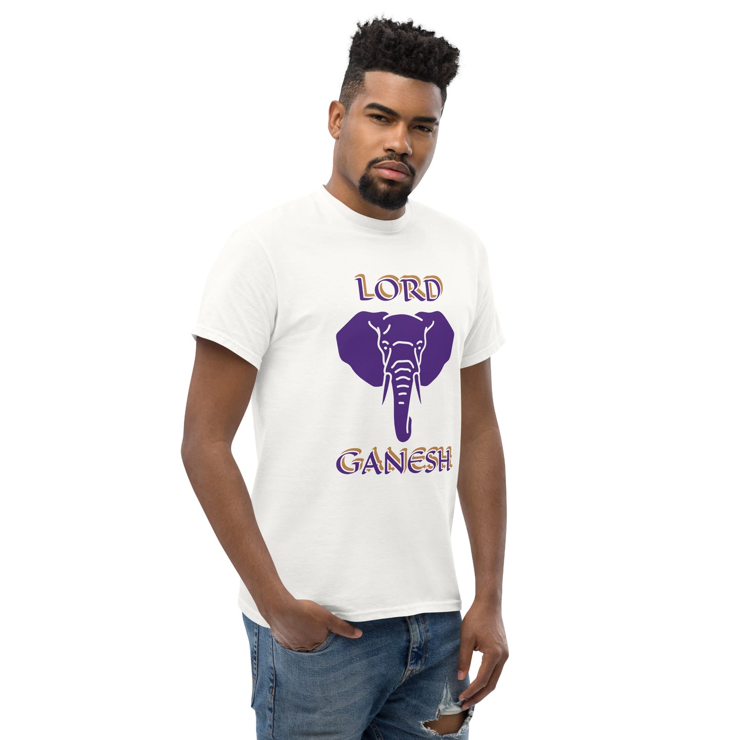 Lord Ganesh Purple Unisex classic tee