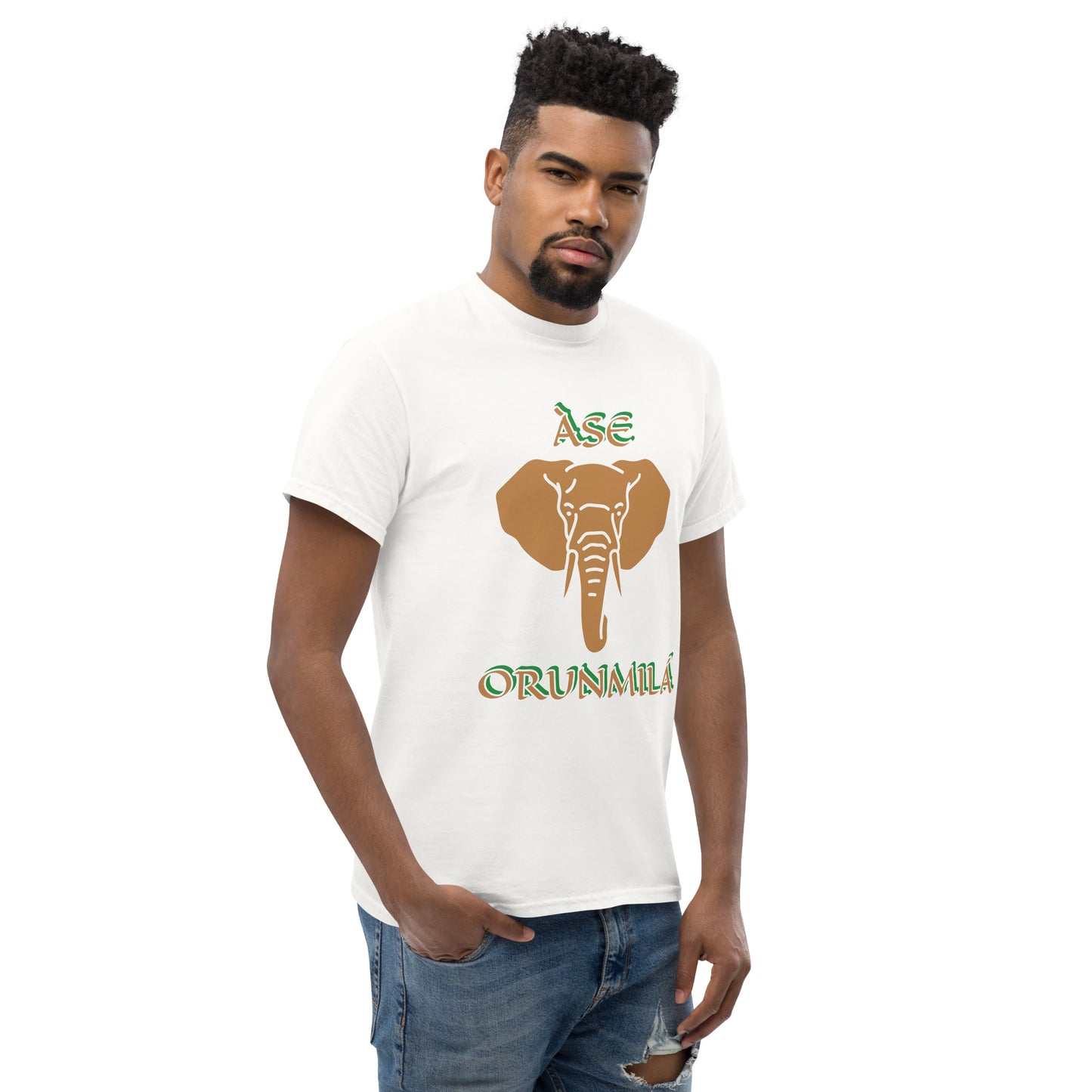 Ase Orunmila Isese reverse Unisex classic tee