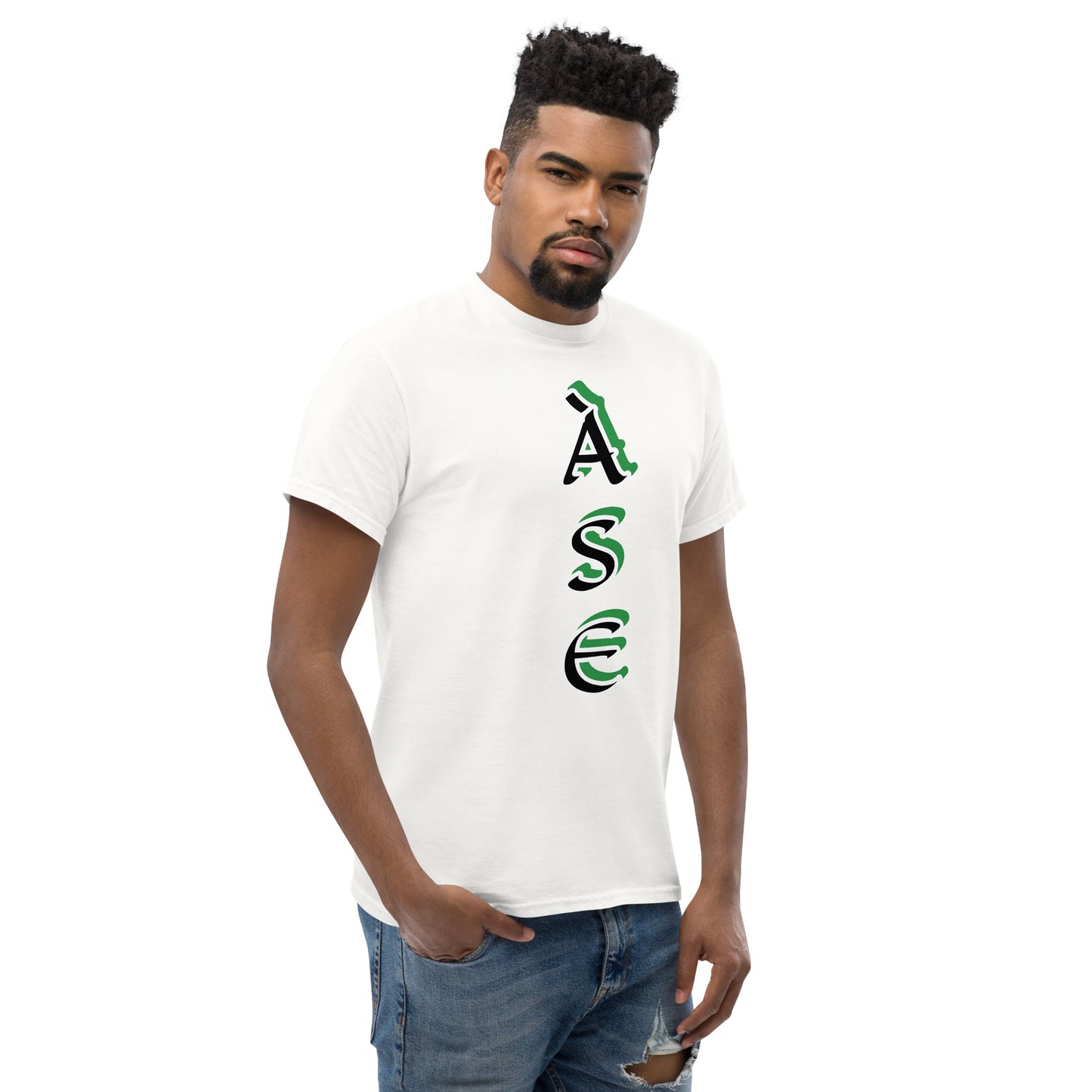 Ase Aje ju Ogun 3 vertical Unisex classic tee