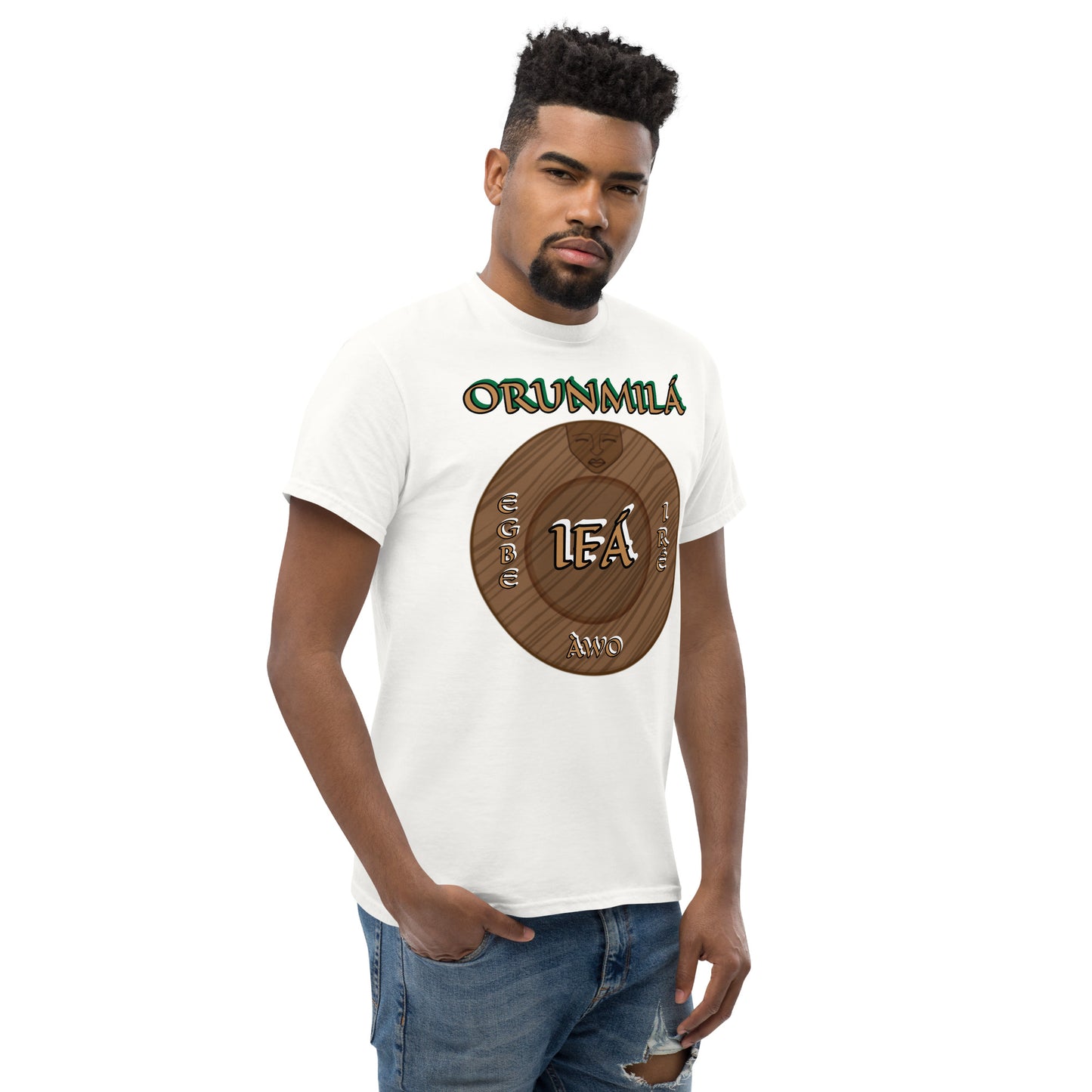 ORUNMILÁ Egbe IRÉ ÀWO Ifa Gold Unisex classic tee