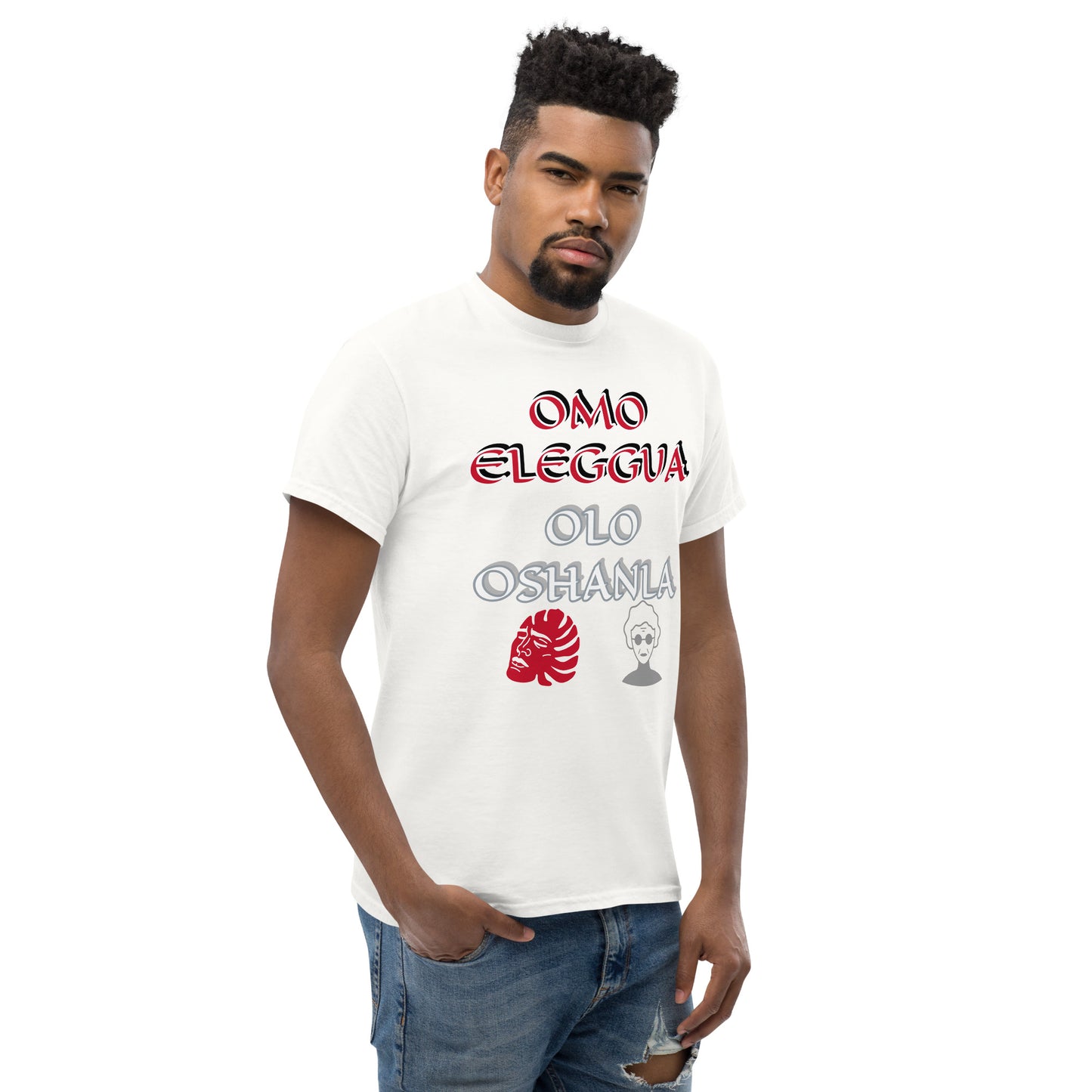 Omo Eleggua Olo OSHANLA icon Lucumi Unisex classic tee