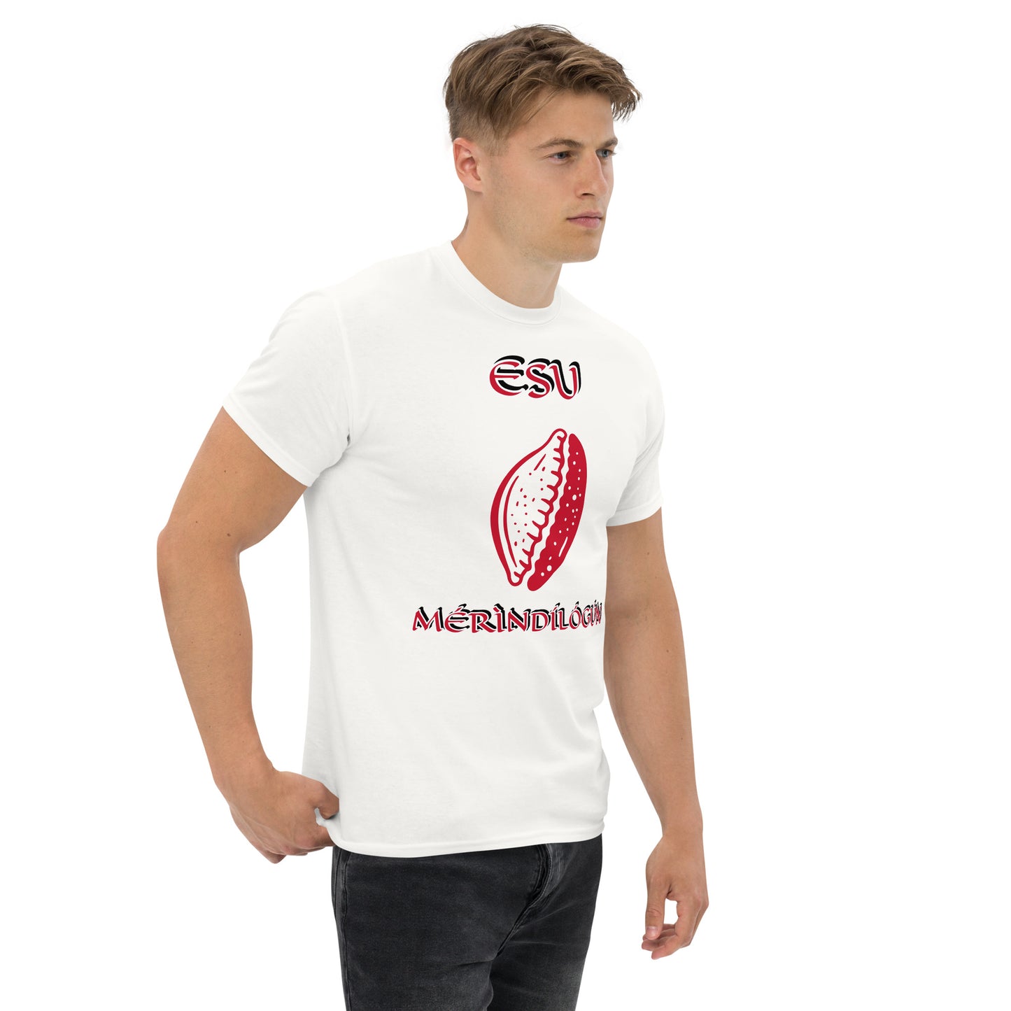 ESU Merindinlogun Isese Red Unisex classic tee