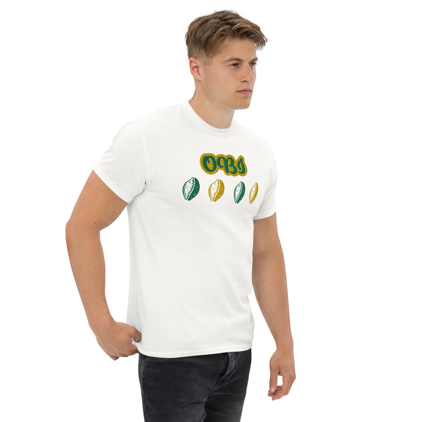 OBI Lucumi Embroidered Unisex classic tee