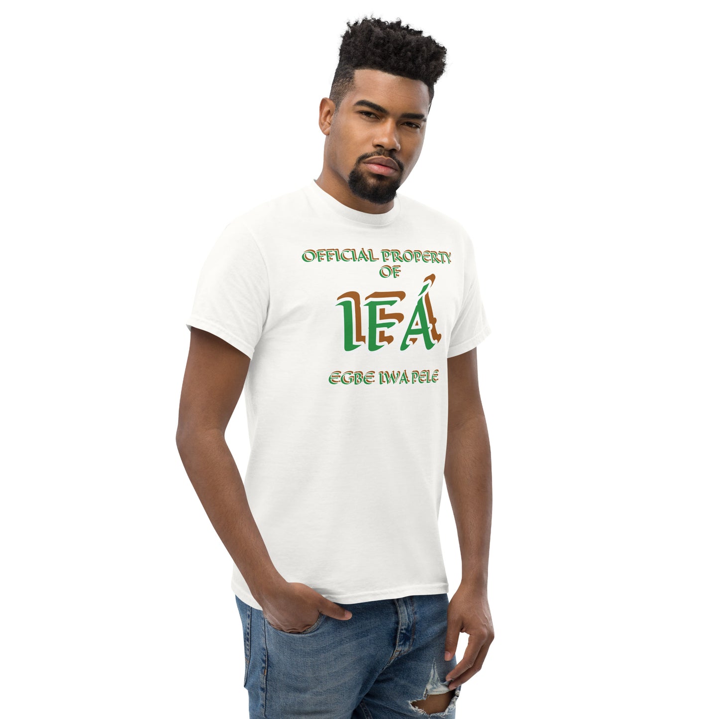 Official Property of Egbe Iwa Pele Àwo Unisex classic tee