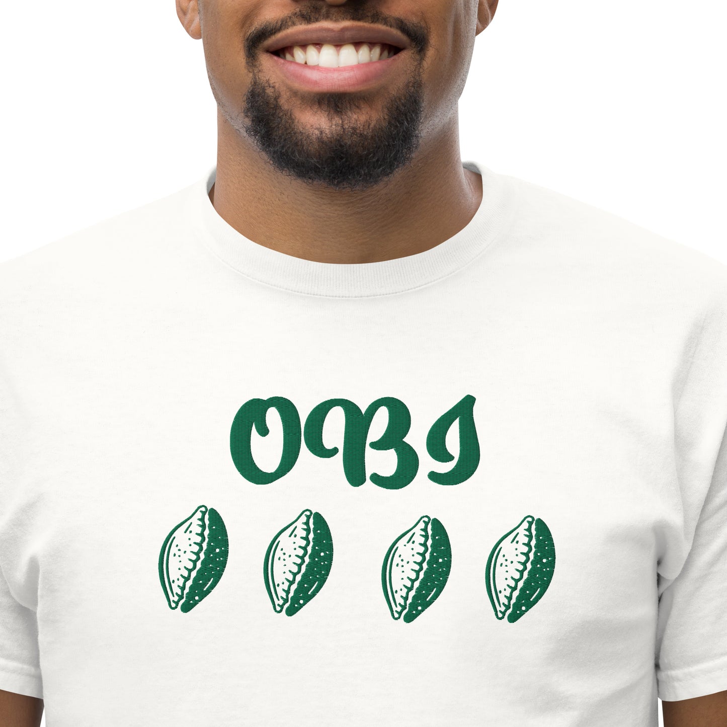 OBI Green Embroidered Unisex classic tee