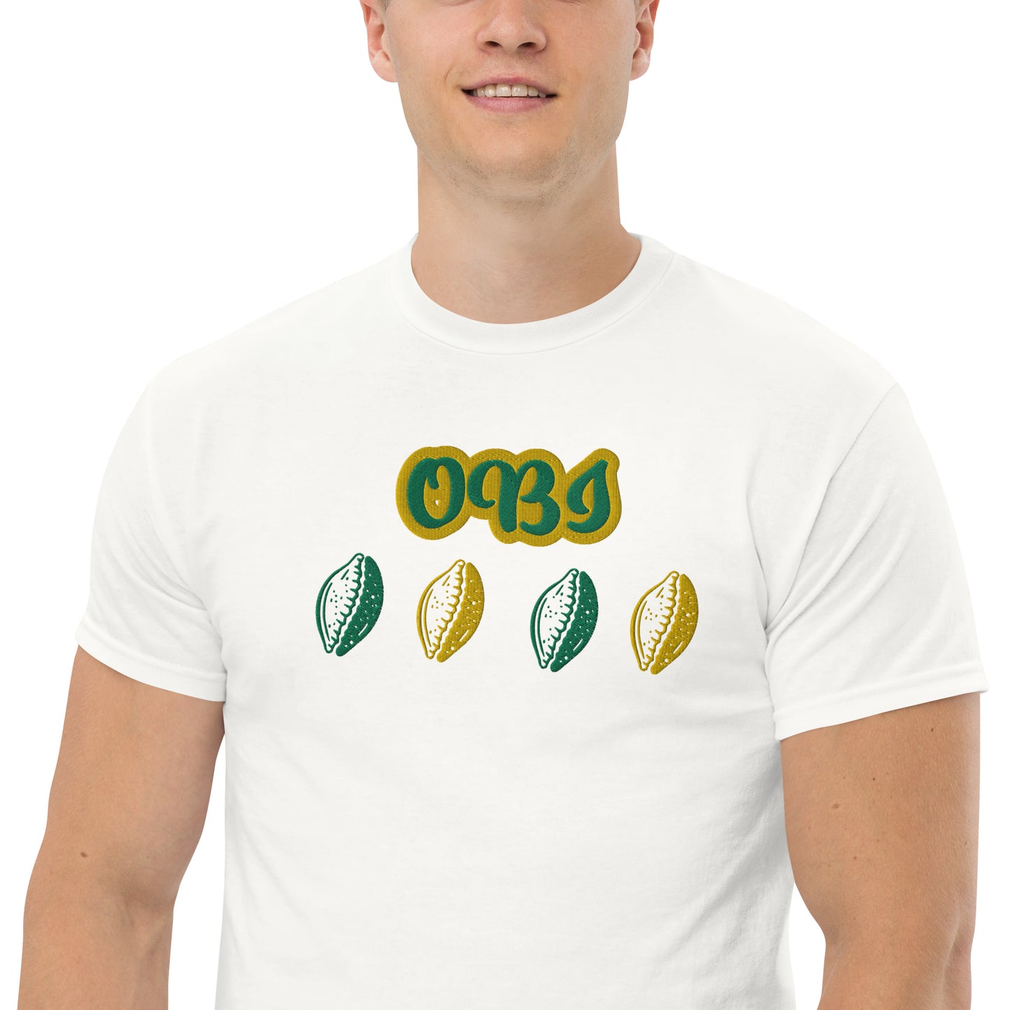 OBI Lucumi Embroidered Unisex classic tee