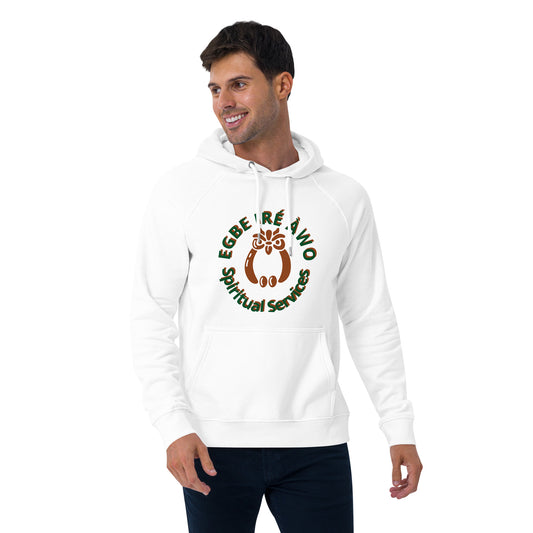 Egbe Ire Awo Unisex eco raglan hoodie