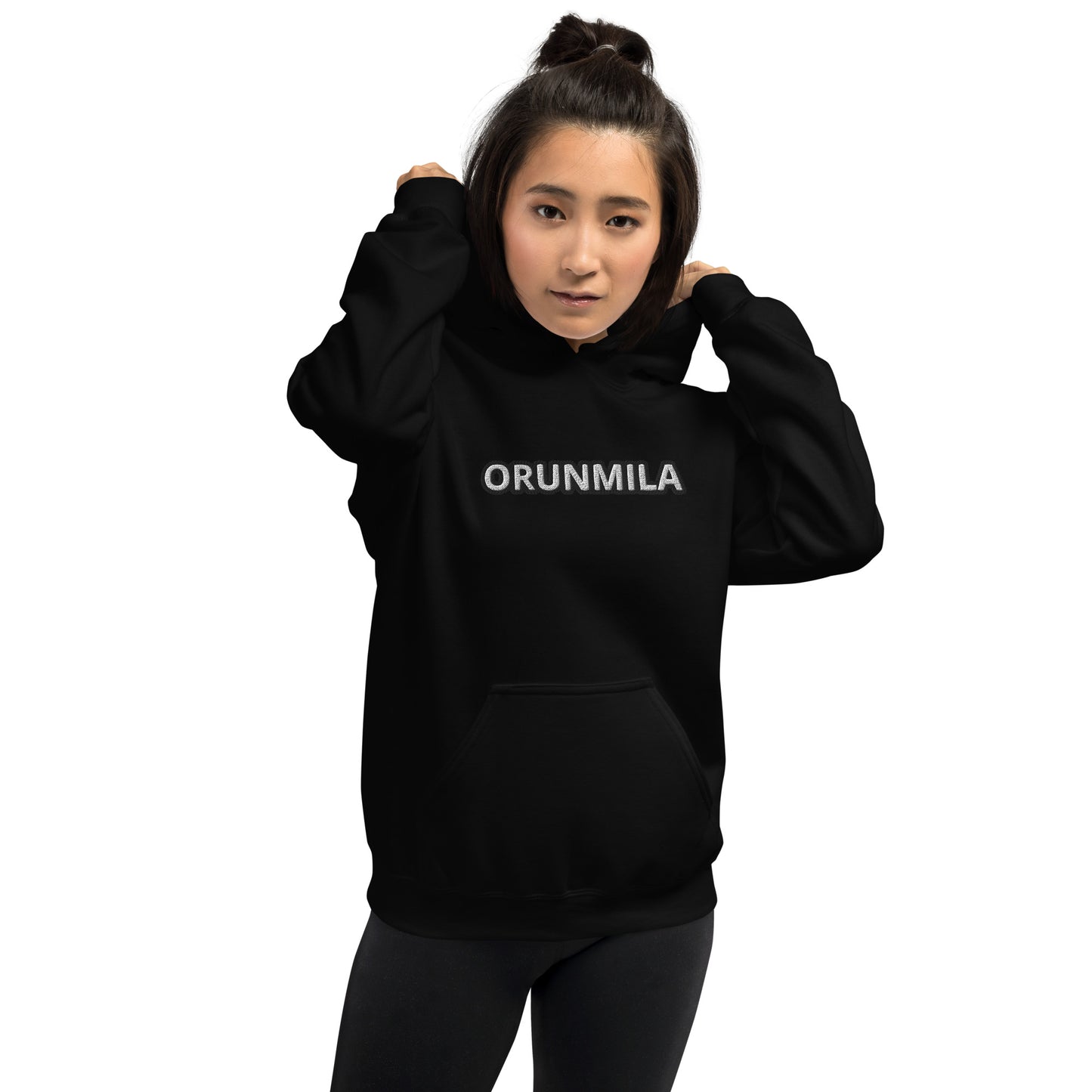 Egbe Iré ÀWO Logo Orunmila embroidered Aje 2 Unisex Hoodie