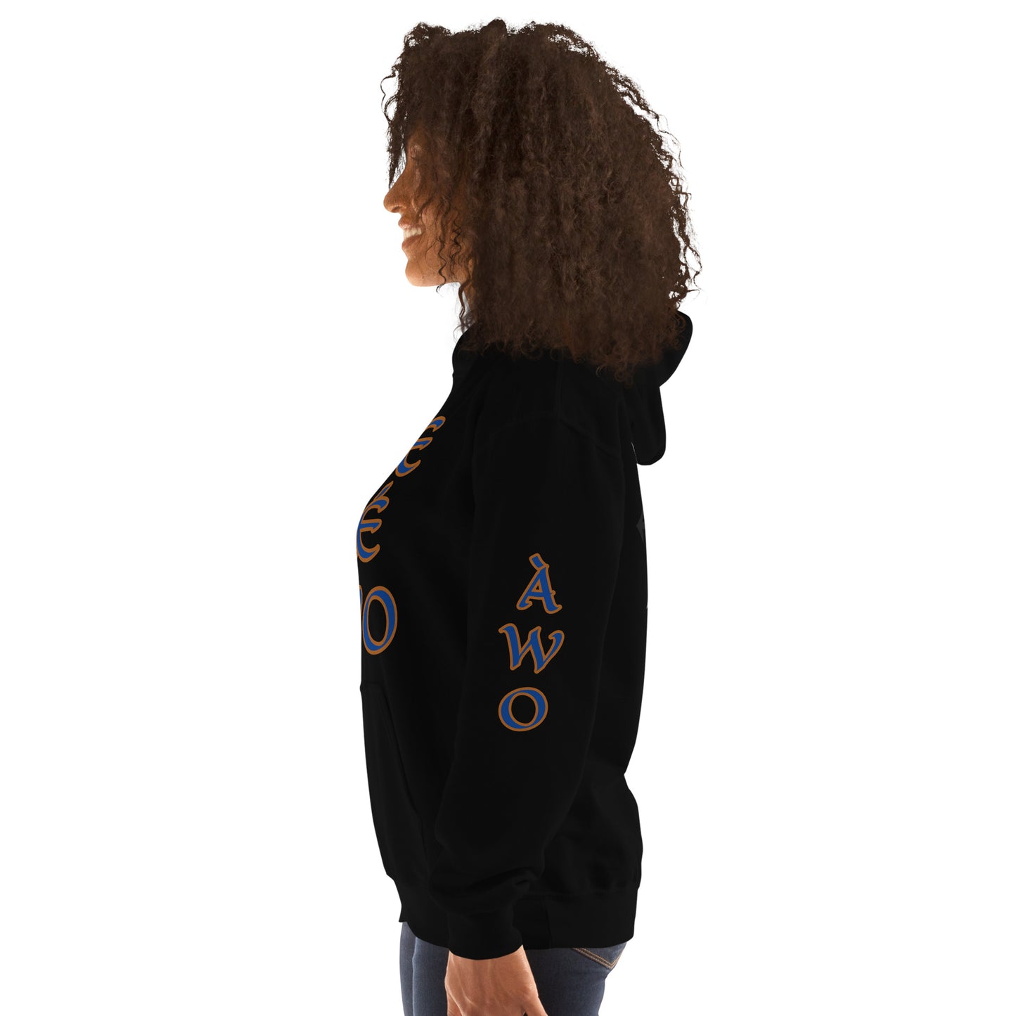 Egbe Ire Awo 2 Logo Blue Unisex Hoodie