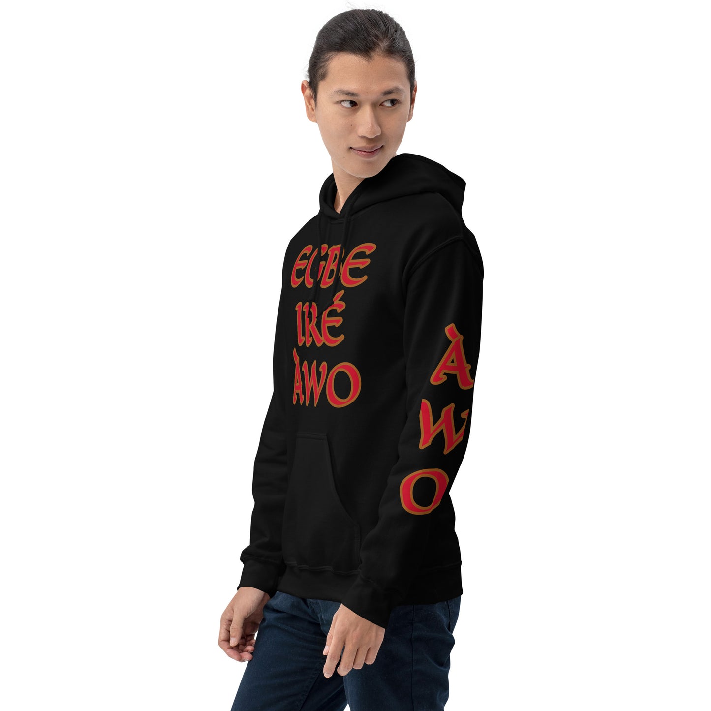 Egbe Ire Awo 2 Logo Red Unisex Hoodie