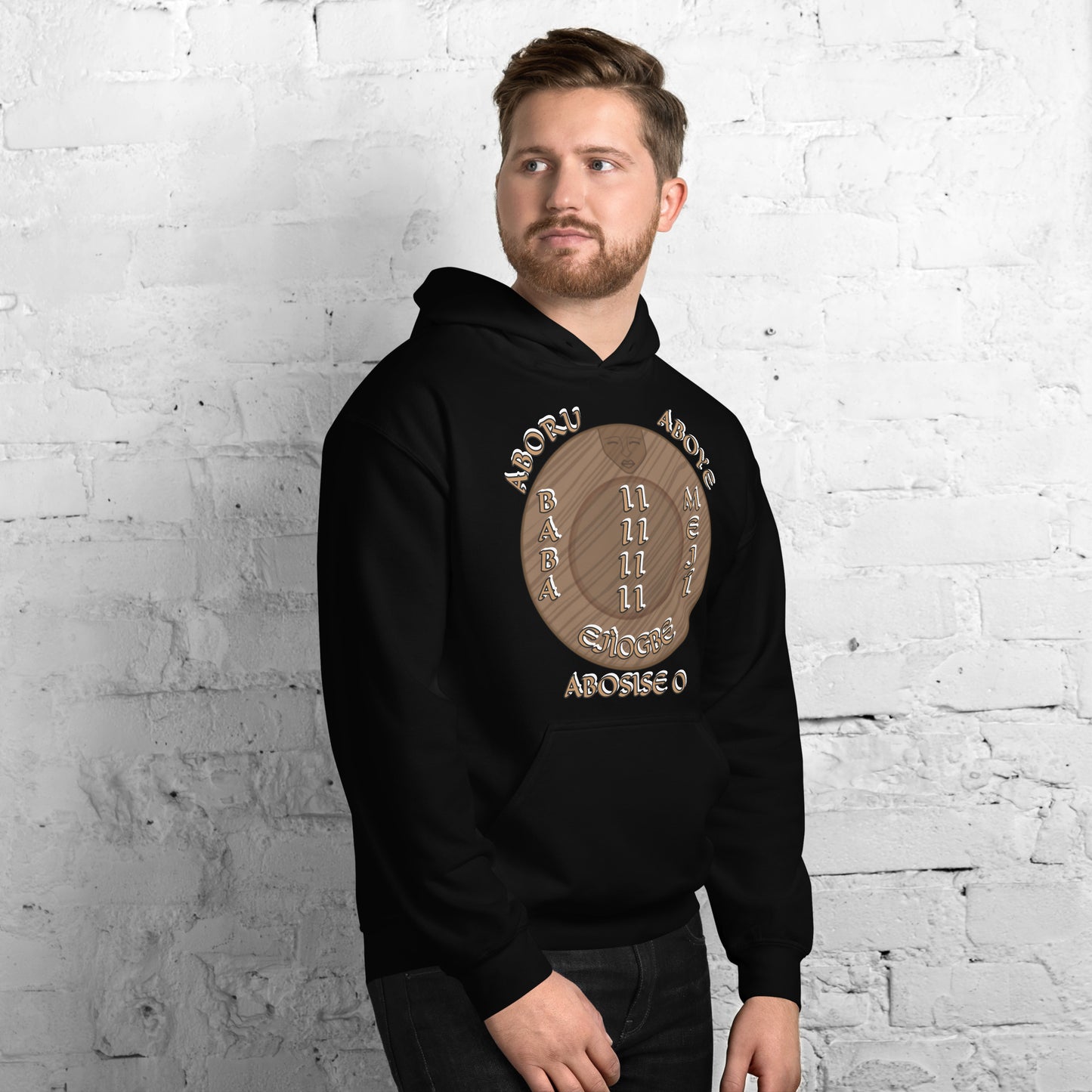 Baba Ejiogbe MEJI 2  Gold Unisex Hoodie