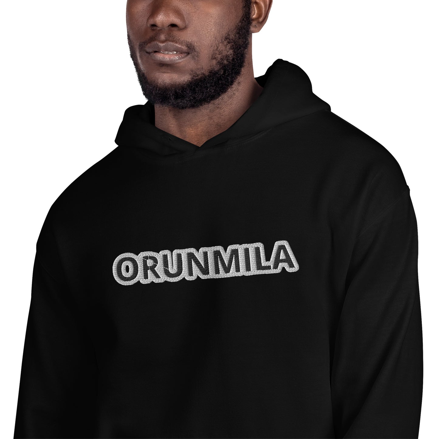 Egbe Iré ÀWO Logo Orunmila embroidered Aje 3 Unisex Hoodie