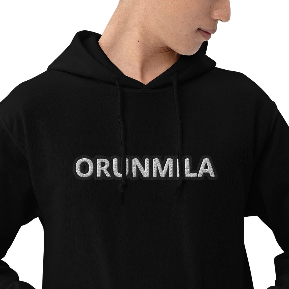 Egbe Iré ÀWO Logo Orunmila embroidered Aje 2 Unisex Hoodie