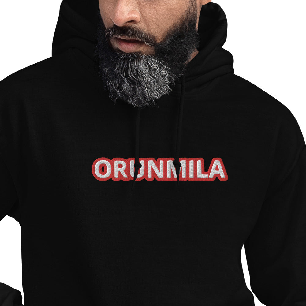 Egbe Iré ÀWO Logo Orunmila embroidered Aje 1 Unisex Hoodie