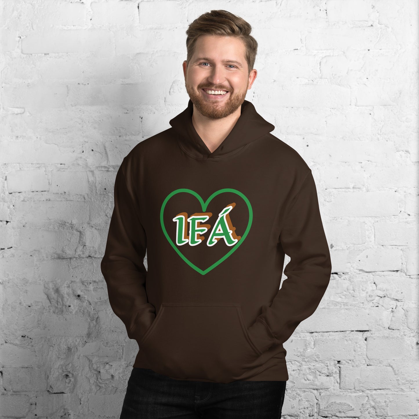 Eagle Script Ifa love Isese 3 Unisex Hoodie