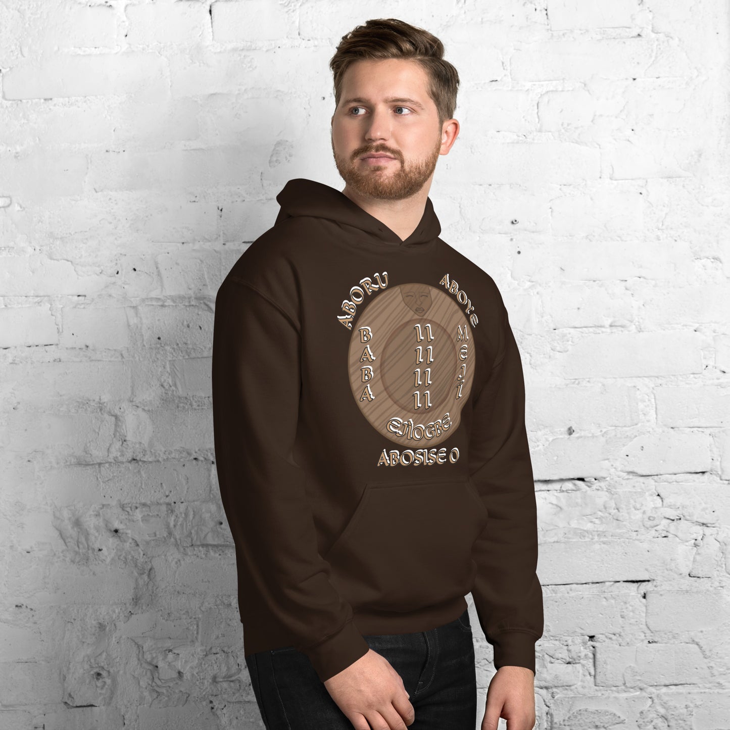 Baba Ejiogbe MEJI 2  Gold Unisex Hoodie