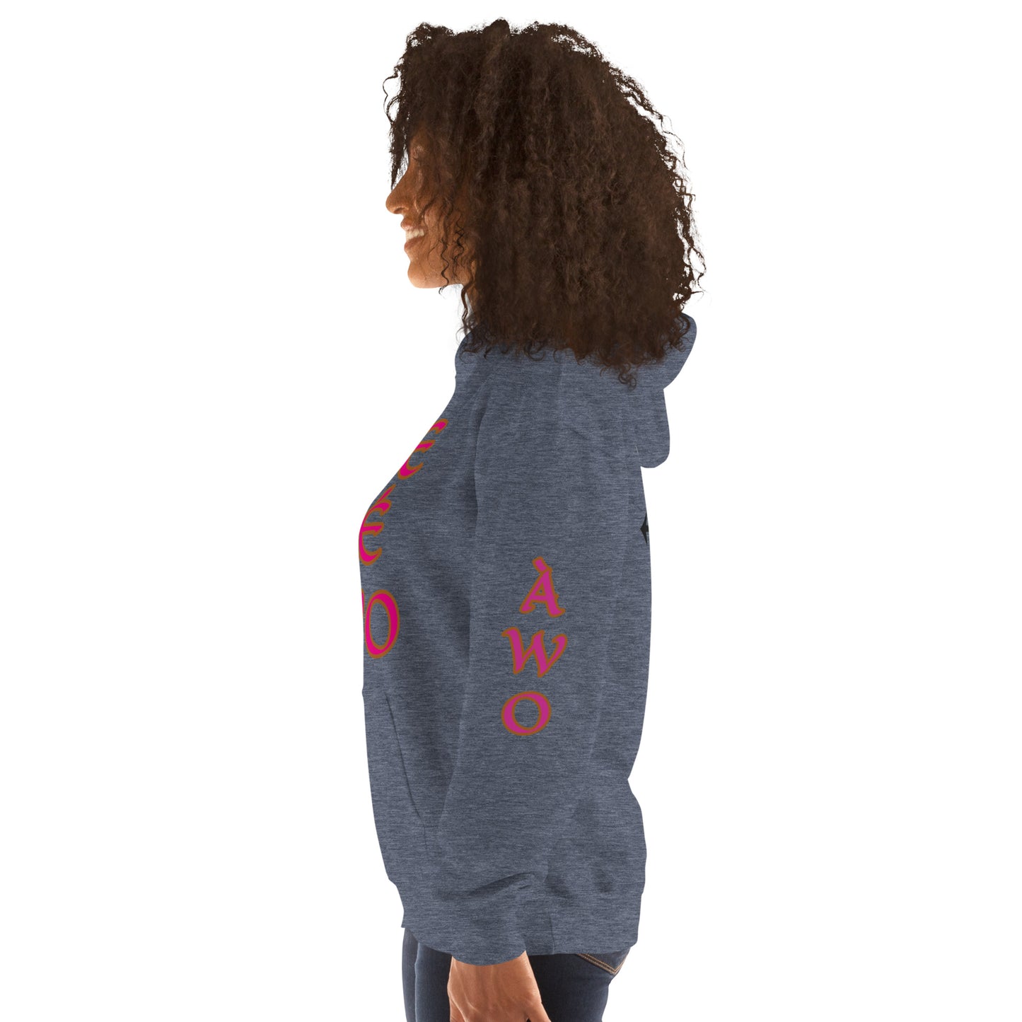 Egbe Ire Awo 2 Logo Violet Unisex Hoodie