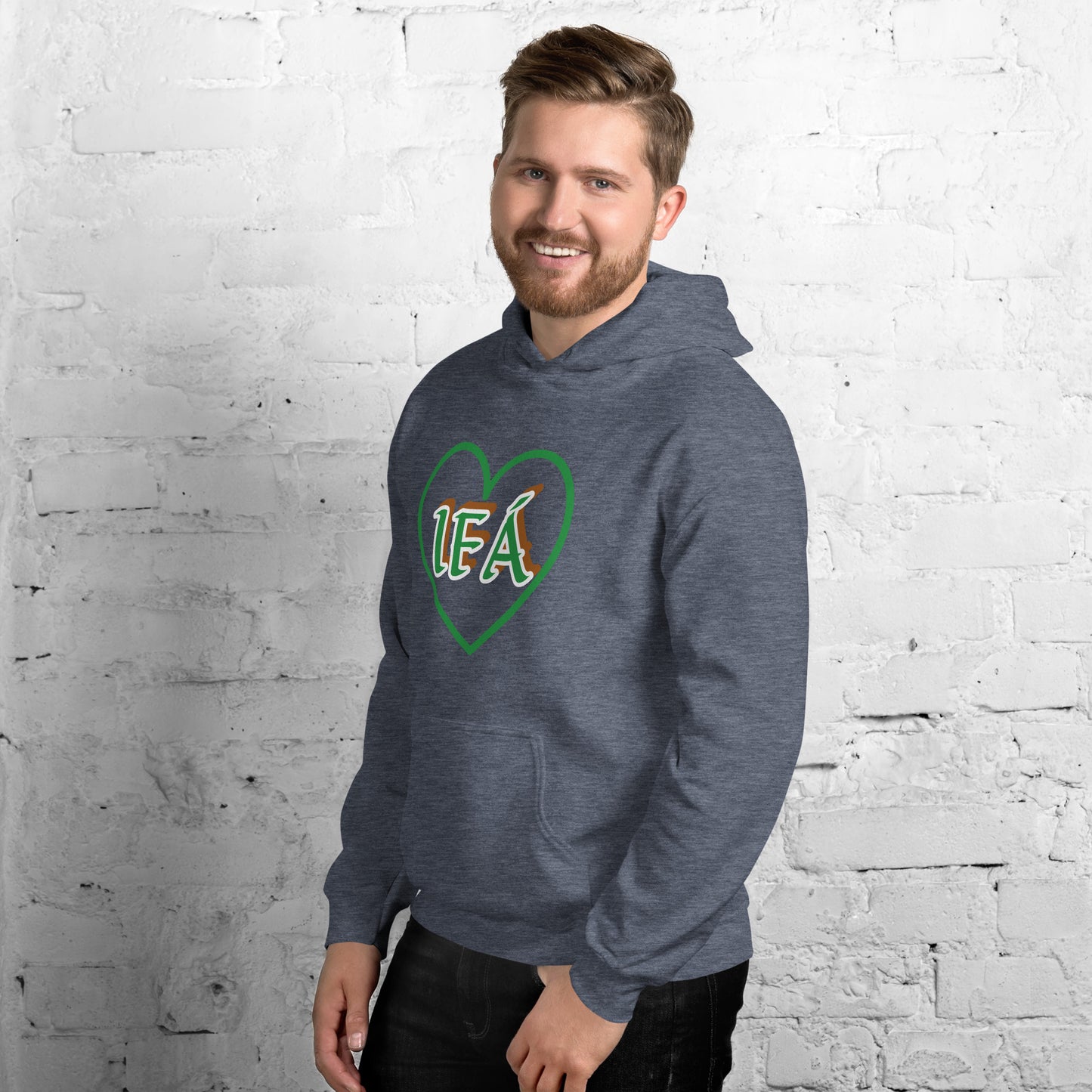 Eagle Script Ifa love Isese 3 Unisex Hoodie