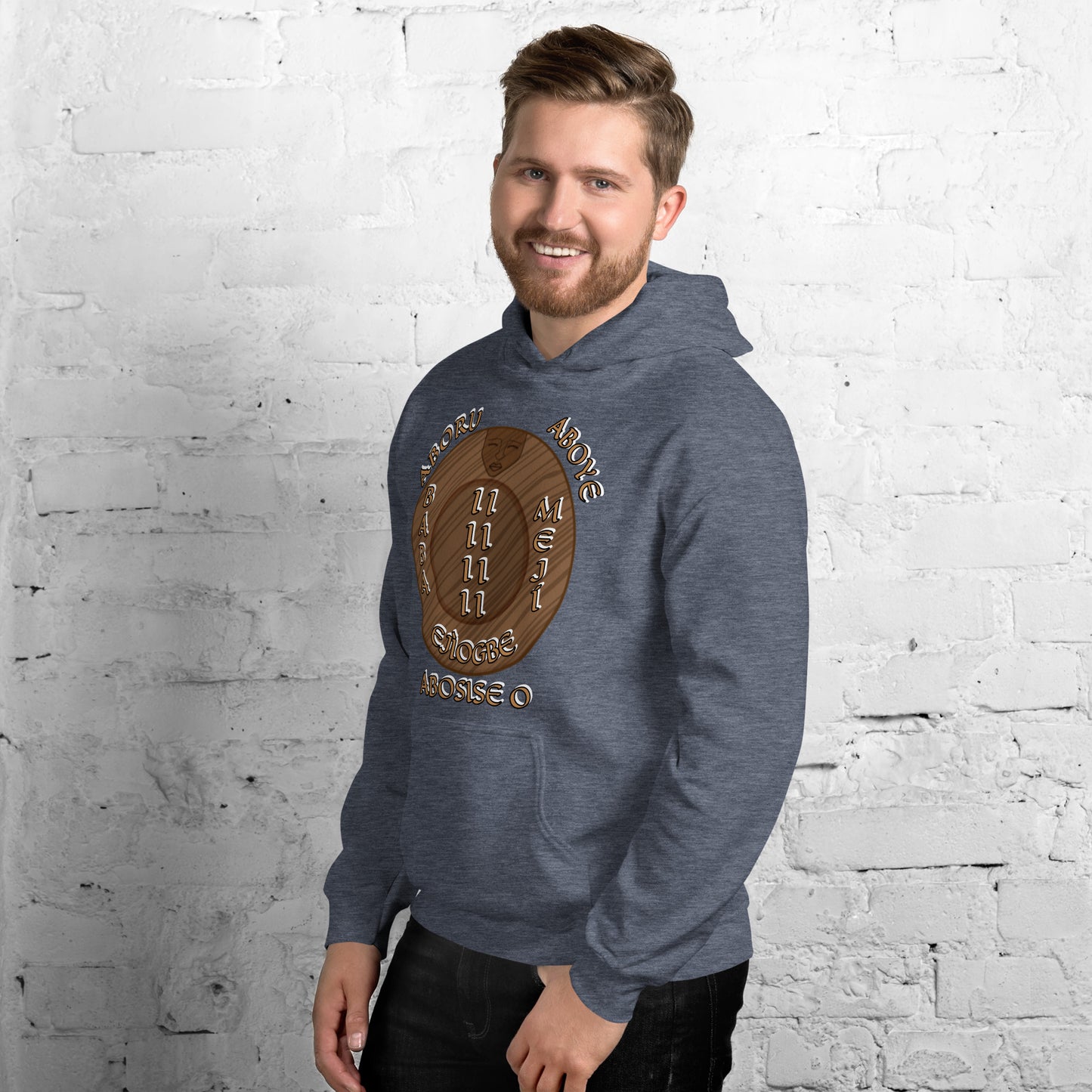 Baba Ejiogbe MEJI 2  Gold Unisex Hoodie