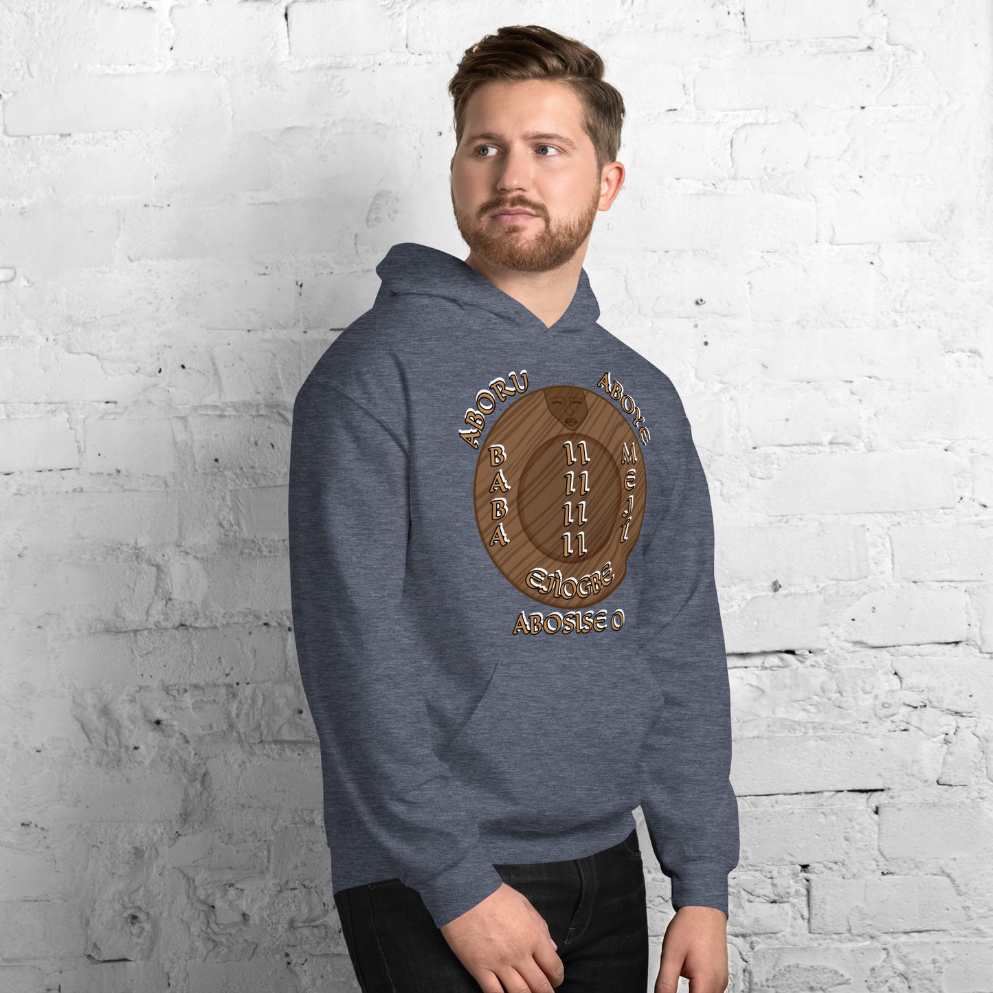 Baba Ejiogbe MEJI 2  Gold Unisex Hoodie