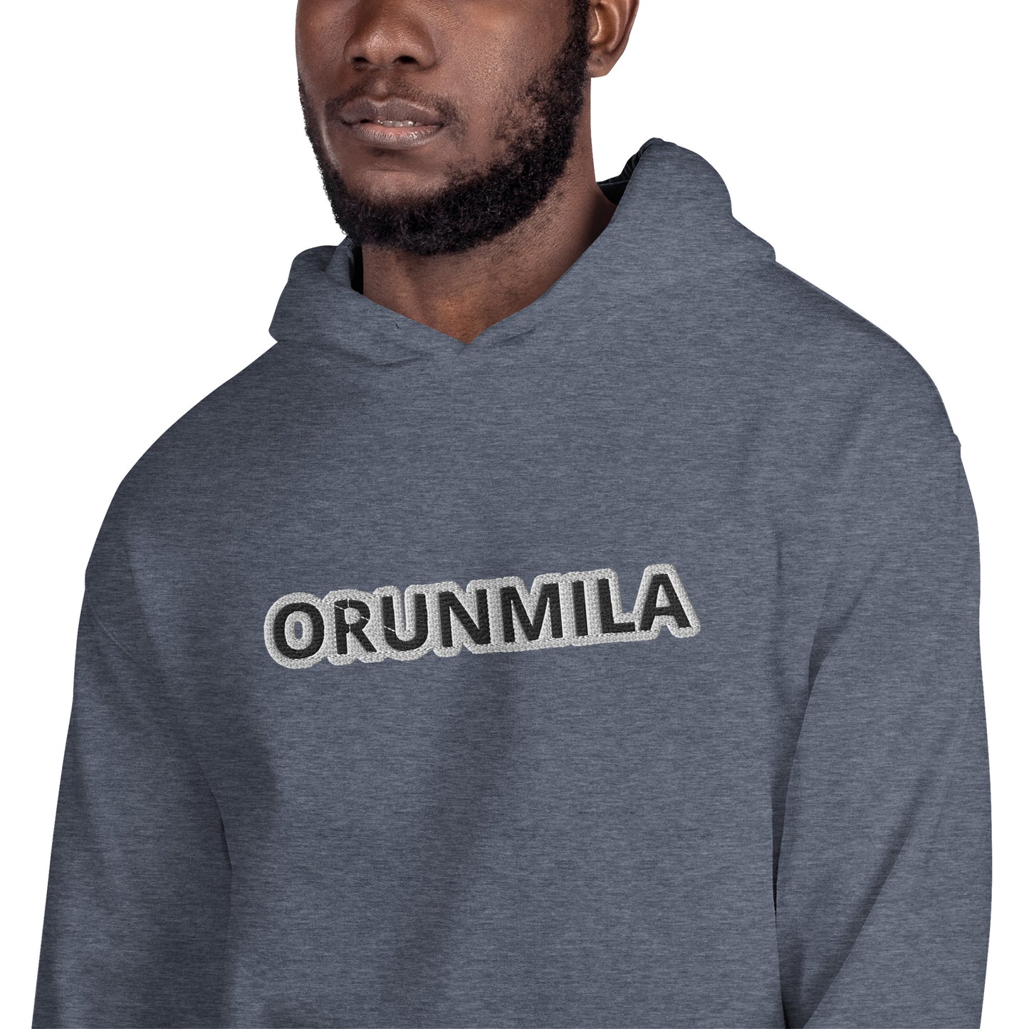 Egbe Iré ÀWO Logo Orunmila embroidered Aje 3 Unisex Hoodie