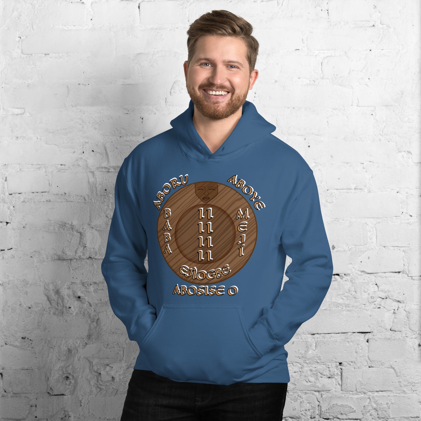 Baba Ejiogbe MEJI 2  Gold Unisex Hoodie