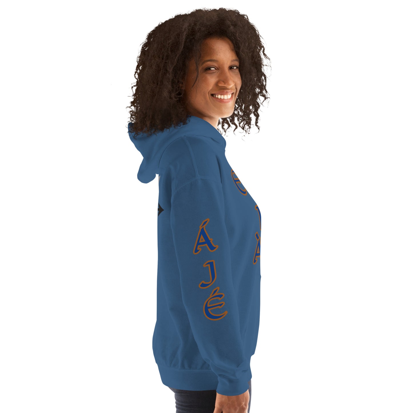 Egbe Ire Awo 2 Logo Blue Unisex Hoodie