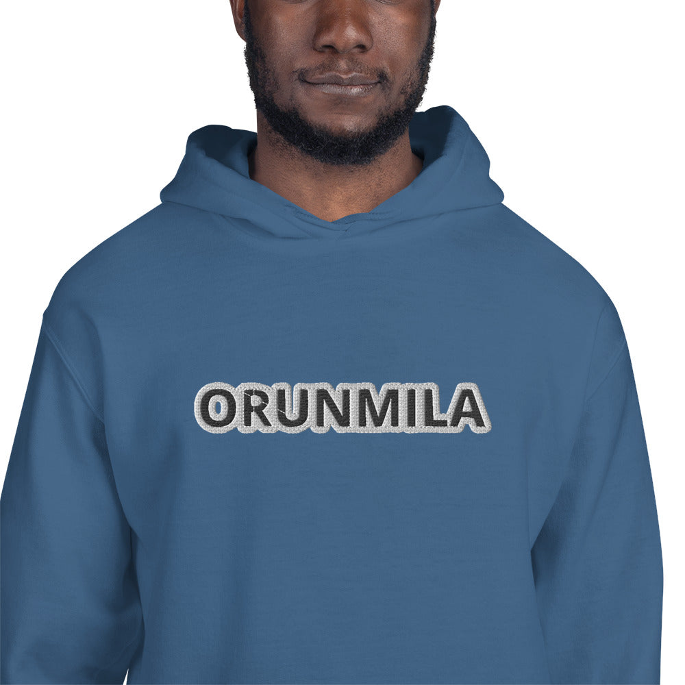 Egbe Iré ÀWO Logo Orunmila embroidered Aje 3 Unisex Hoodie