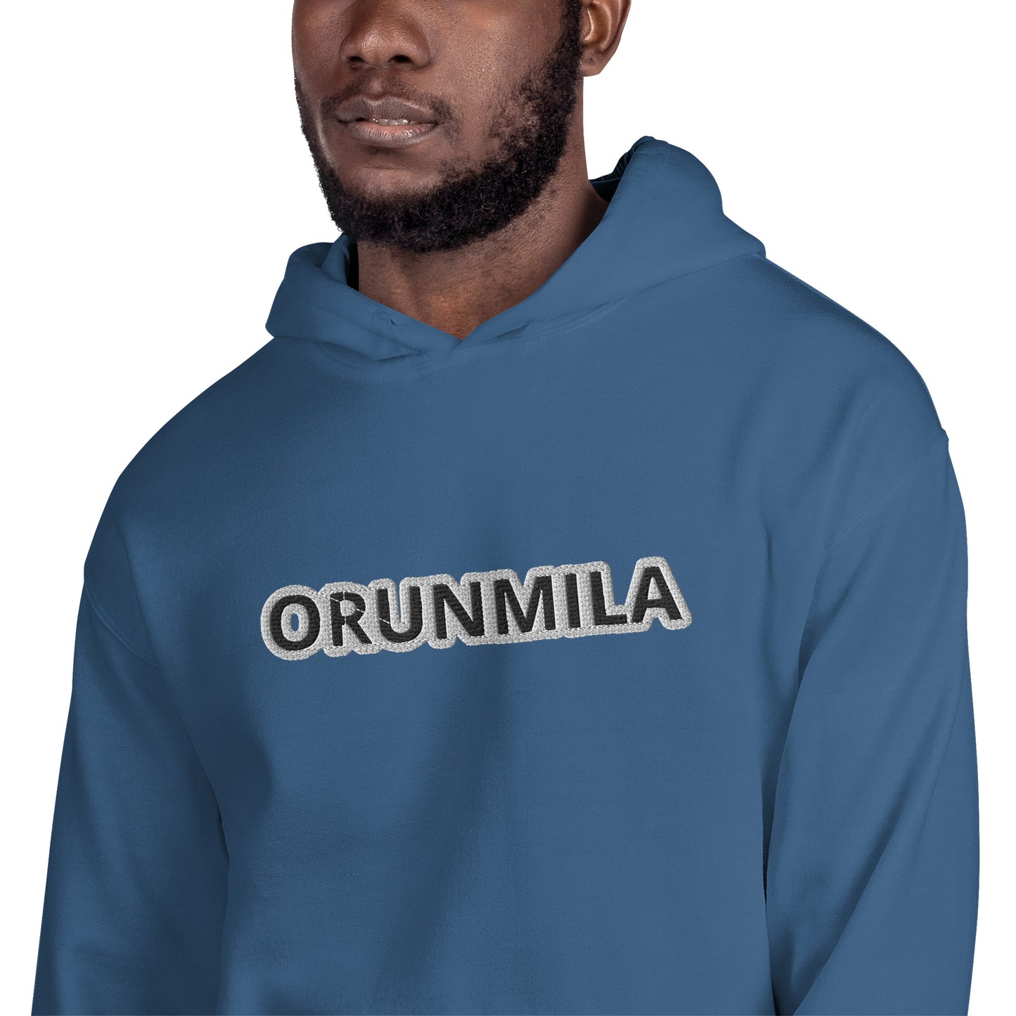 Egbe Iré ÀWO Logo Orunmila embroidered Aje 3 Unisex Hoodie