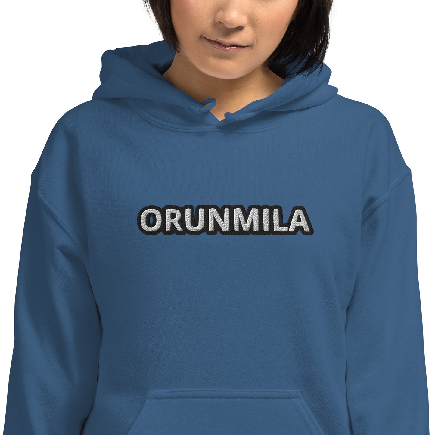 Egbe Iré ÀWO Logo Orunmila embroidered Aje 2 Unisex Hoodie