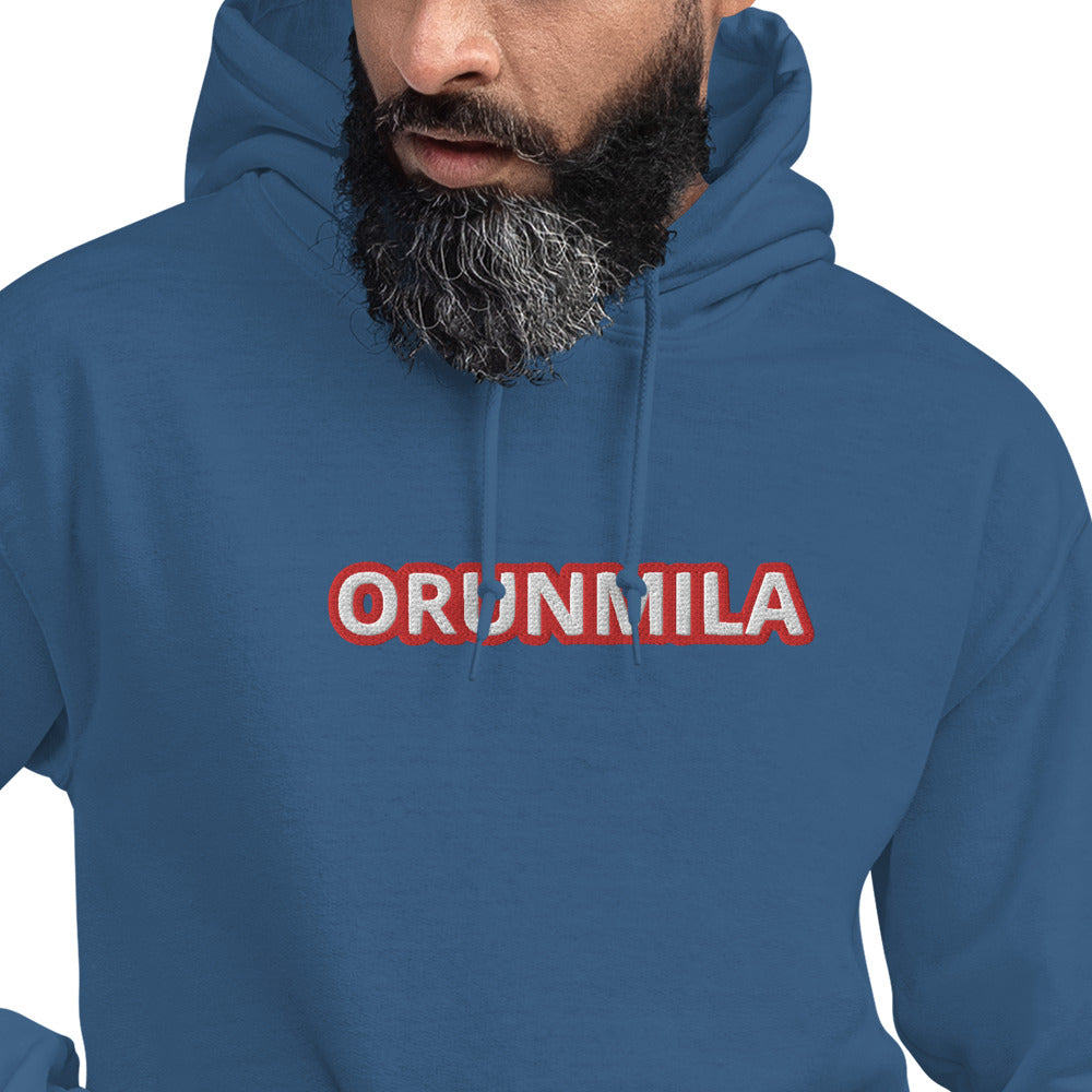 Egbe Iré ÀWO Logo Orunmila embroidered Aje 1 Unisex Hoodie