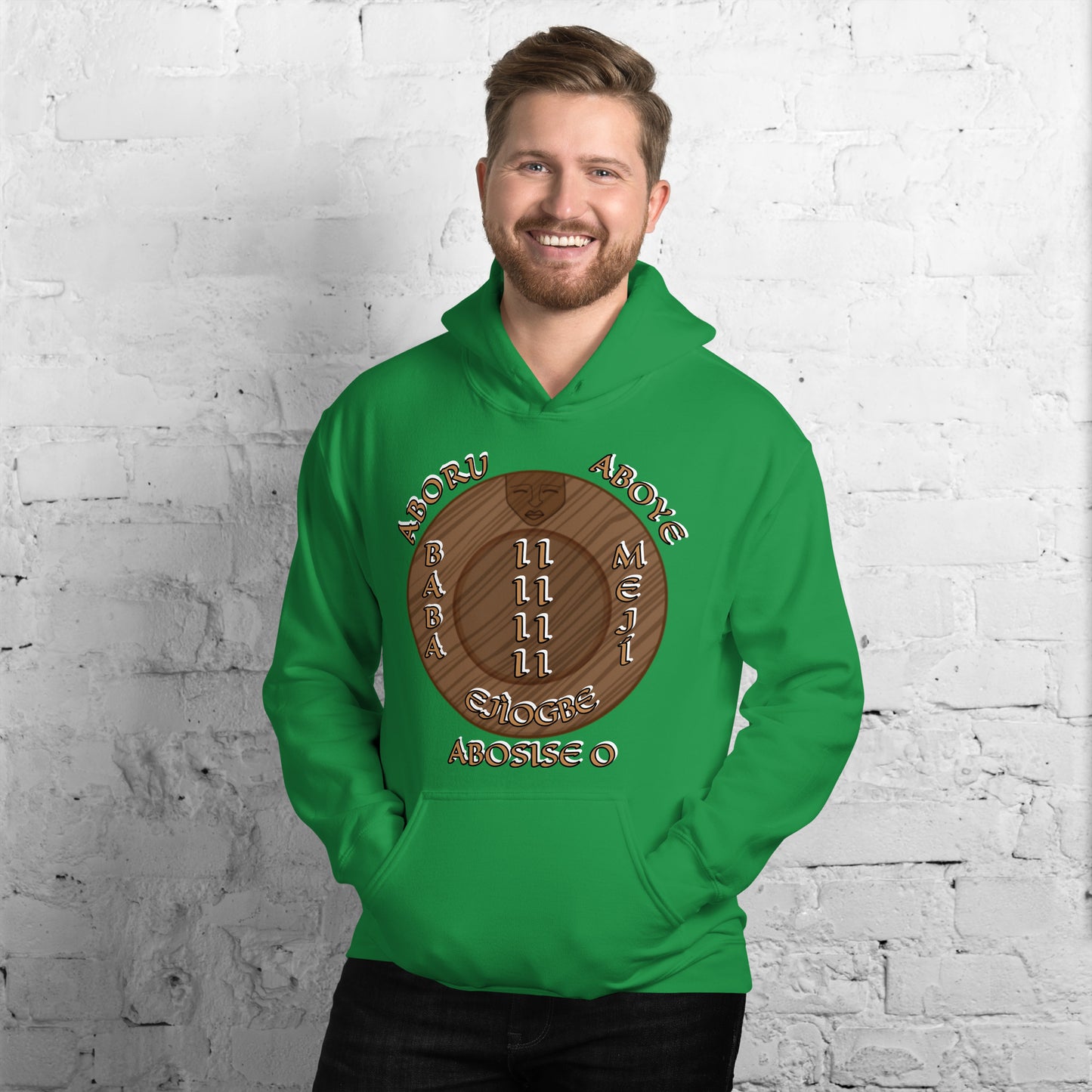 Baba Ejiogbe MEJI 2  Gold Unisex Hoodie