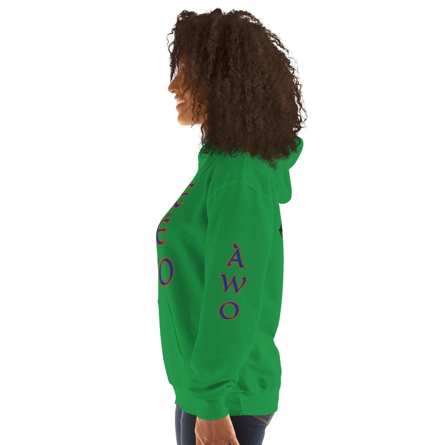 Egbe Ire Awo 2 Logo Blue Unisex Hoodie