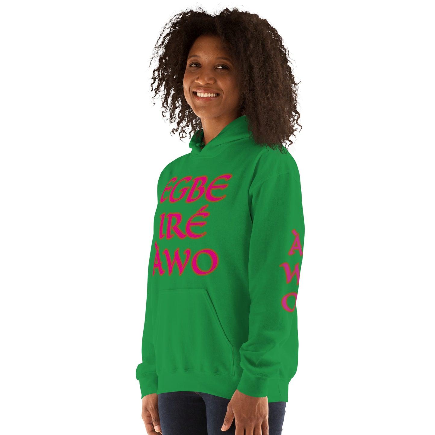 Egbe Ire Awo 2 Logo Violet Unisex Hoodie